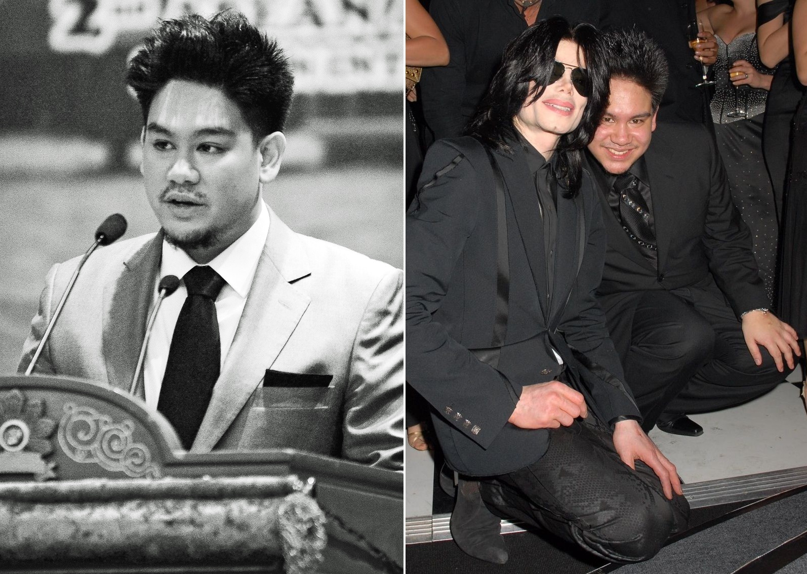 汶萊阿齊姆王子逝世，享年38歲。（左圖翻攝自Immo Truz維基共享資源，右圖翻攝自daniellismore Twitter）