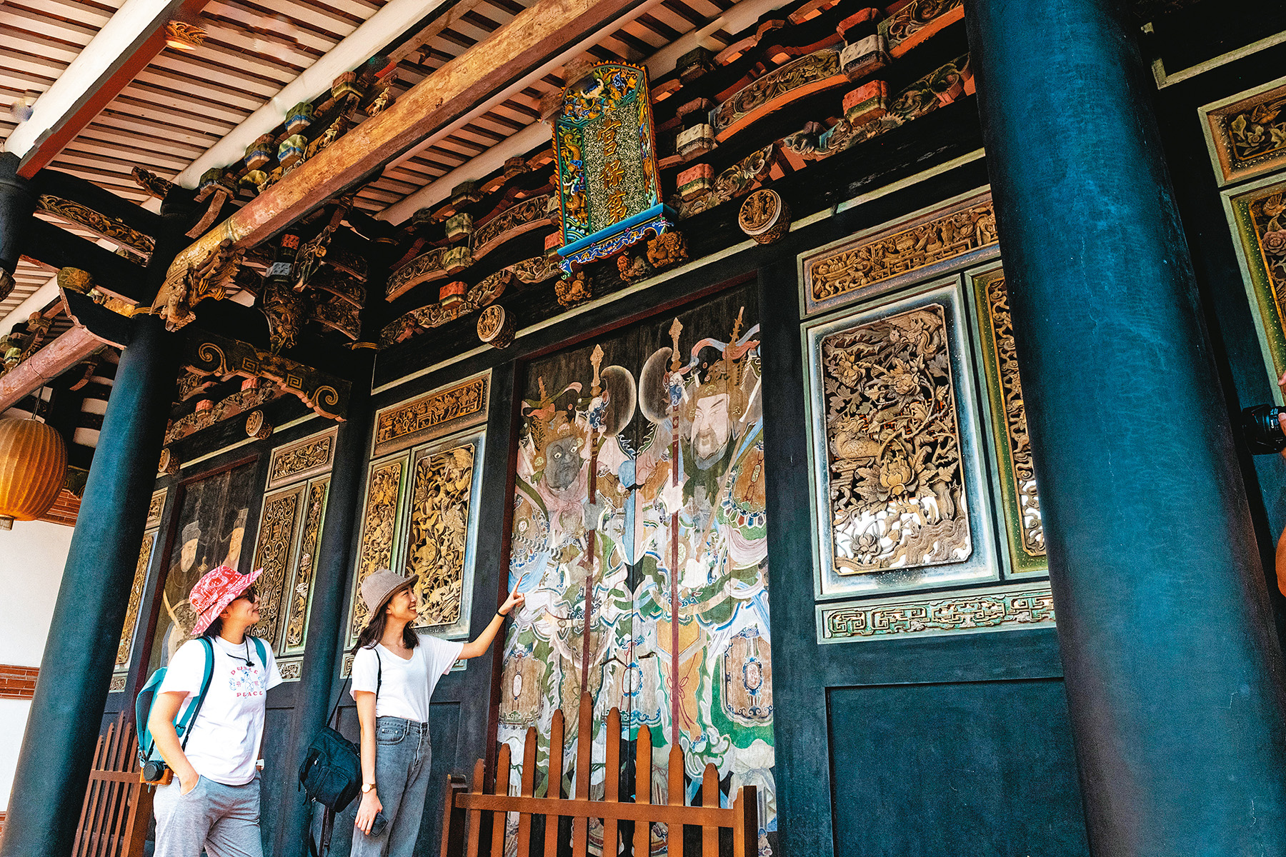 宮保第是台灣僅存的清代官宅，門上的匾額也是唯一清朝頒給台灣官員的牌匾。