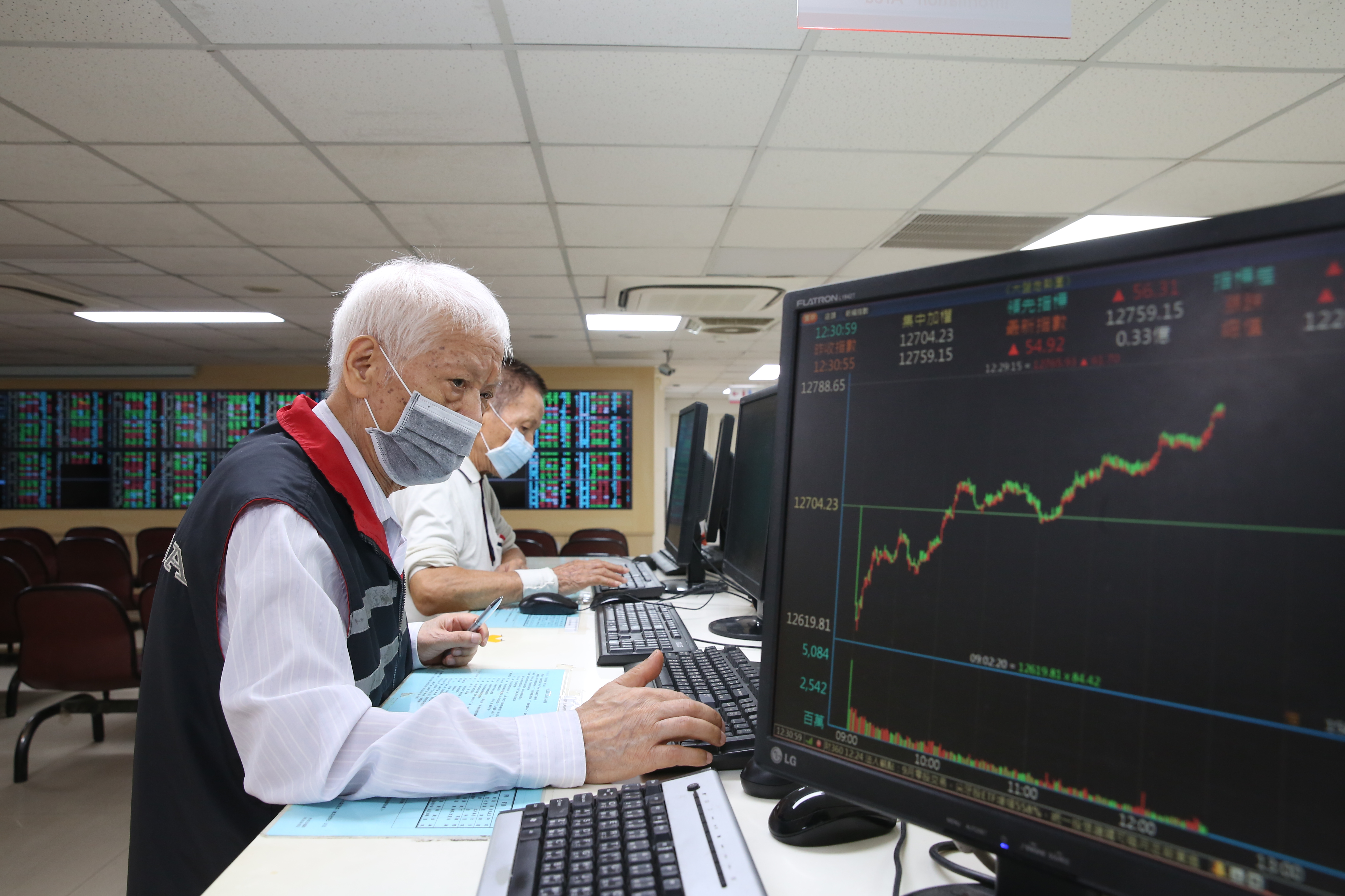 近日台股震盪劇烈，VIX創波段新高，顯示投資人對美大選不確定性感到不安。