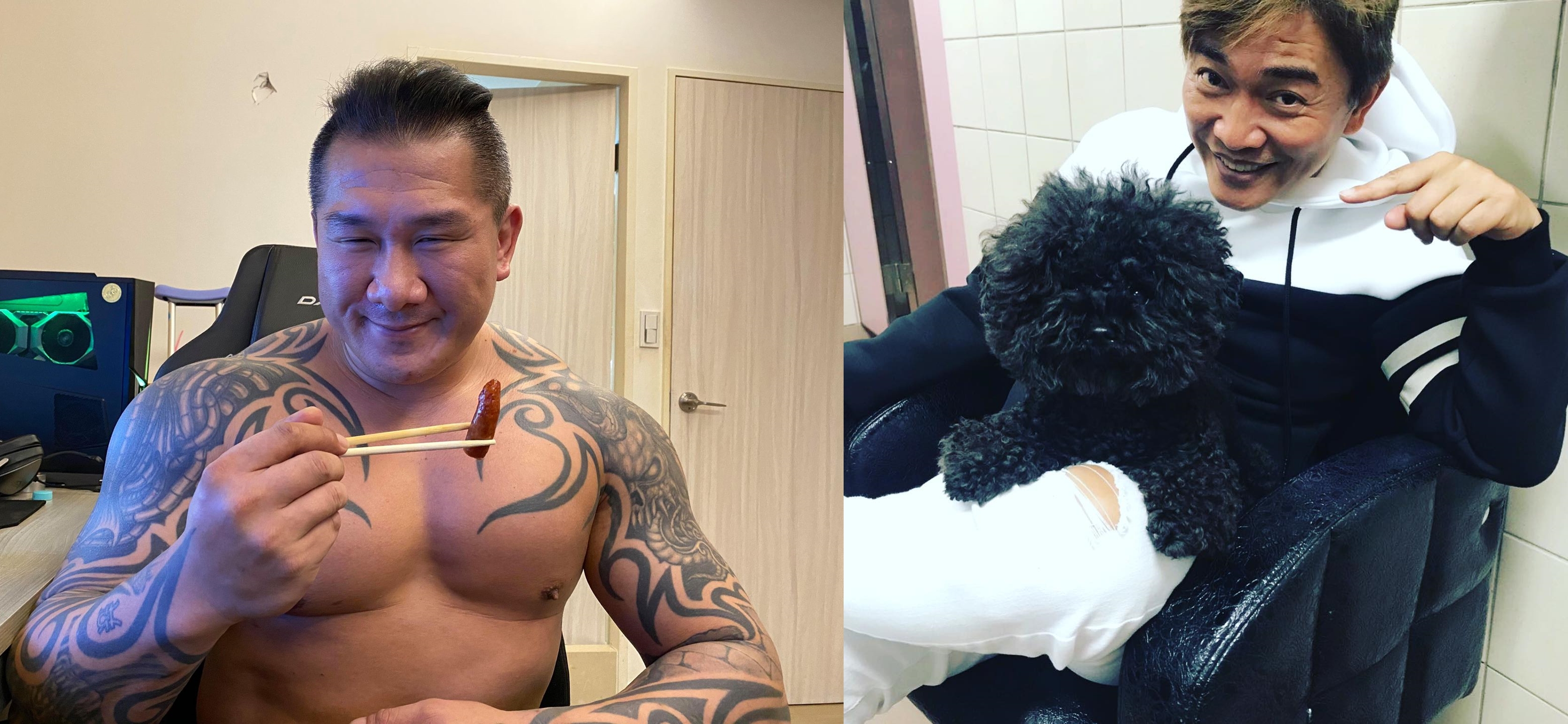 吳宗憲對時事發表言論並且暗嗆館長。（翻攝吳宗憲、館長臉書）