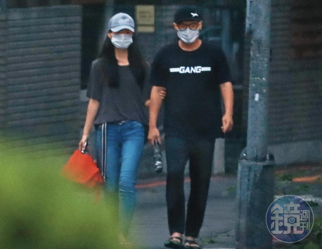 田中千繪與范逸臣親密牽手散步，對於戀情，她終於鬆口：「謝謝關心」。（本刊資料照）