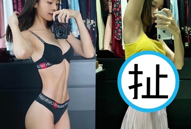 李元玲因生理期不適暴瘦4公斤，瘦成「皮包骨」的照片令粉絲憂心不已。（翻攝自李元玲IG）