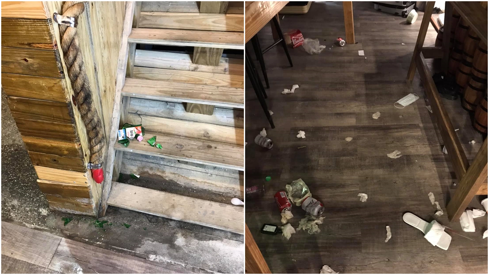 綠島民宿業者發文求助,指民宿遭到遊客惡意破壞,網友肉搜發現竟是網紅罔腰及其友人。(翻攝自「就是愛綠島」臉書)★《鏡週刊》關心您:未滿18歲禁止飲酒,飲酒過量害人害己,酒後不開車,安全有保障。