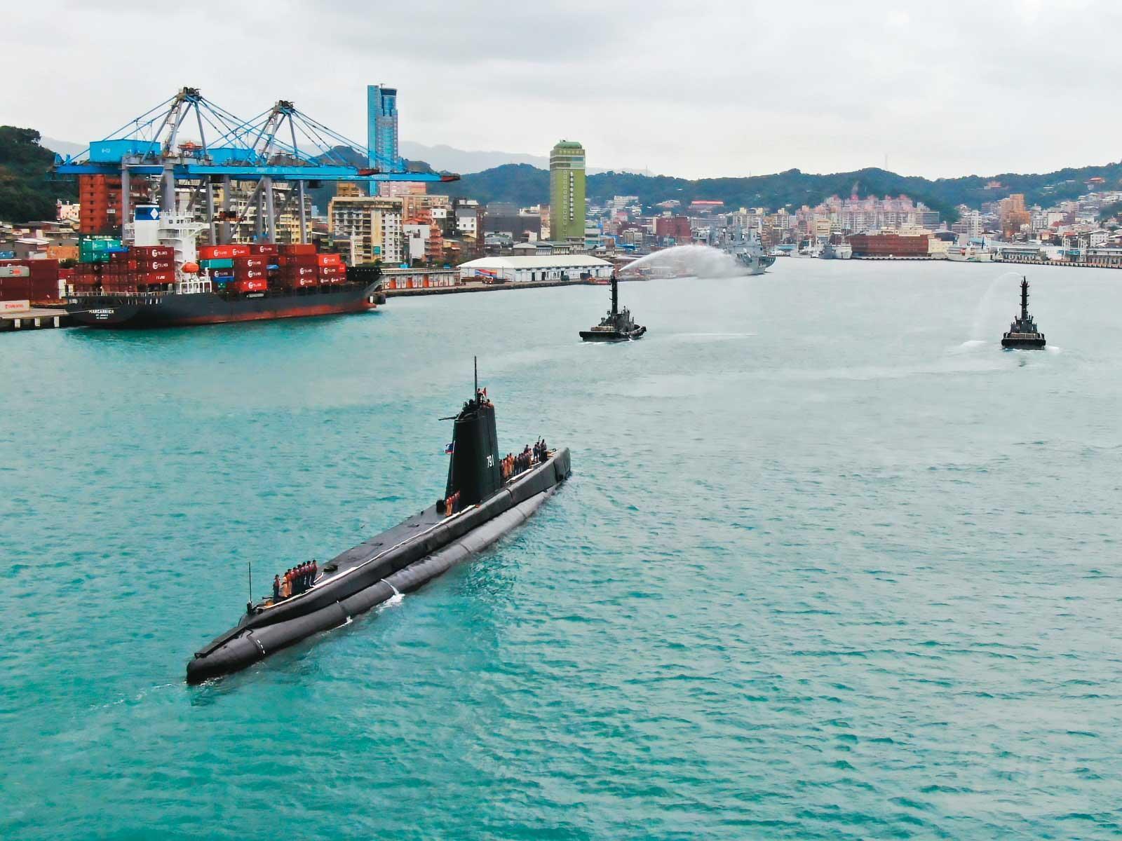 海軍早年自美國引進二戰時的潛水艇海獅（圖）、海豹，服役至今仍在執行任務。（翻攝中華民國海軍臉書）