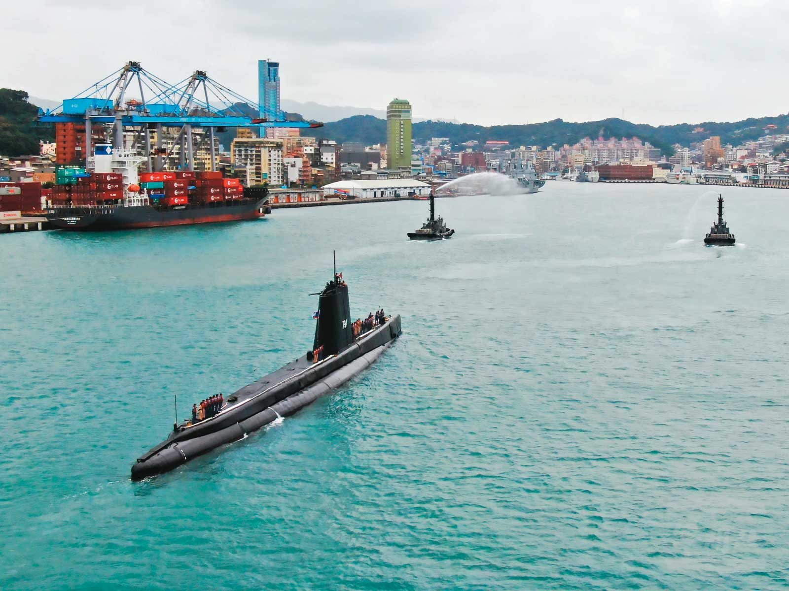 海軍早年自美國引進二戰時的潛水艇海獅（圖）、海豹，服役至今仍在執行任務。（翻攝中華民國海軍臉書）