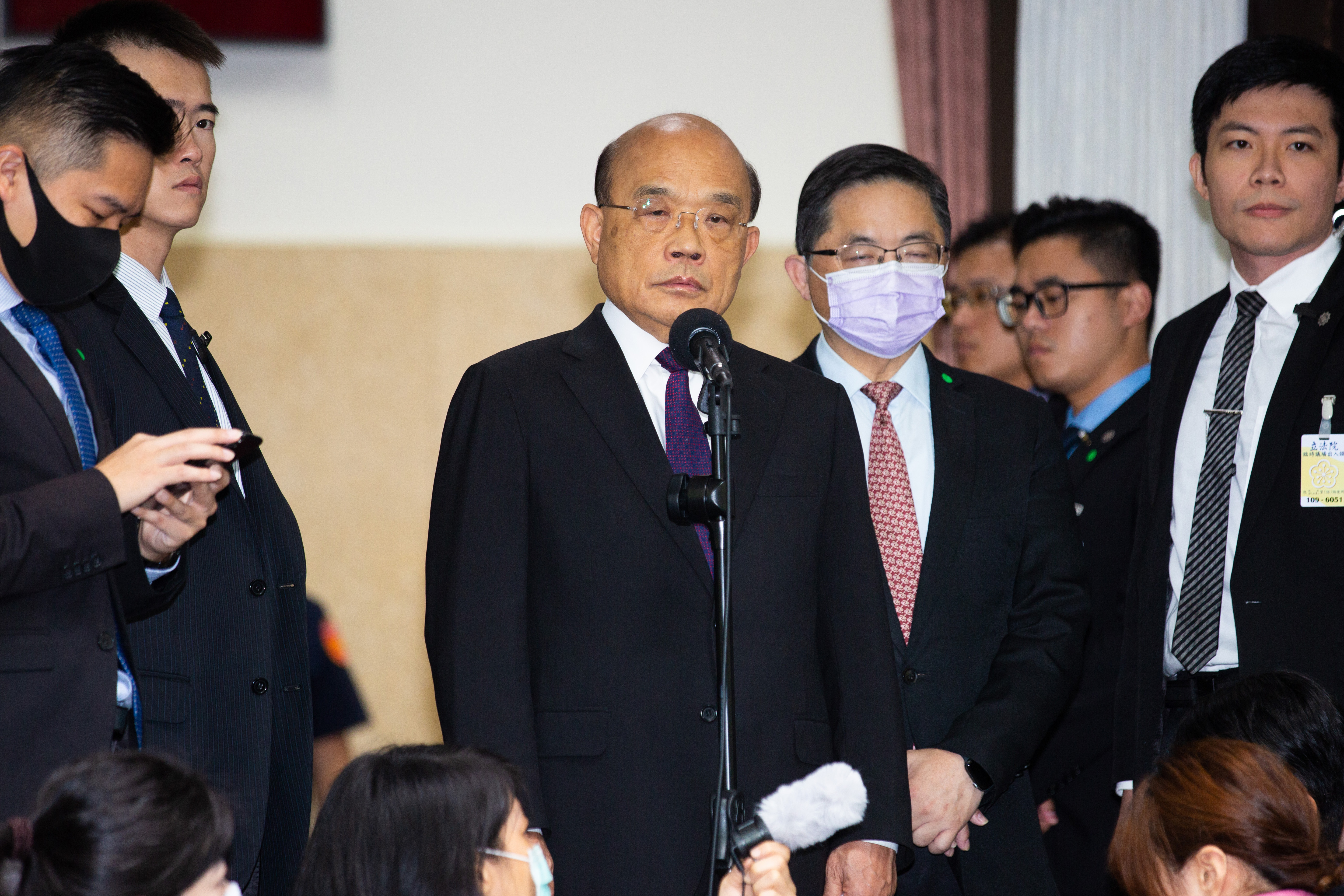 治安會報逾一年未開，蘇貞昌強調這是他的決定。（資料照）