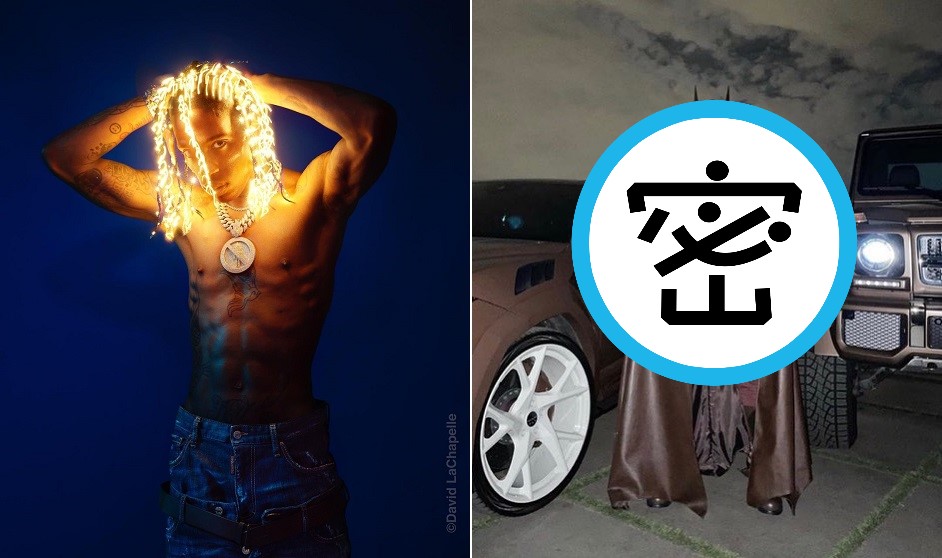 Travis Scott近年橫行潮流圈，萬聖夜裝扮卻遭網友取笑。（翻設自david_lachapelle IG）