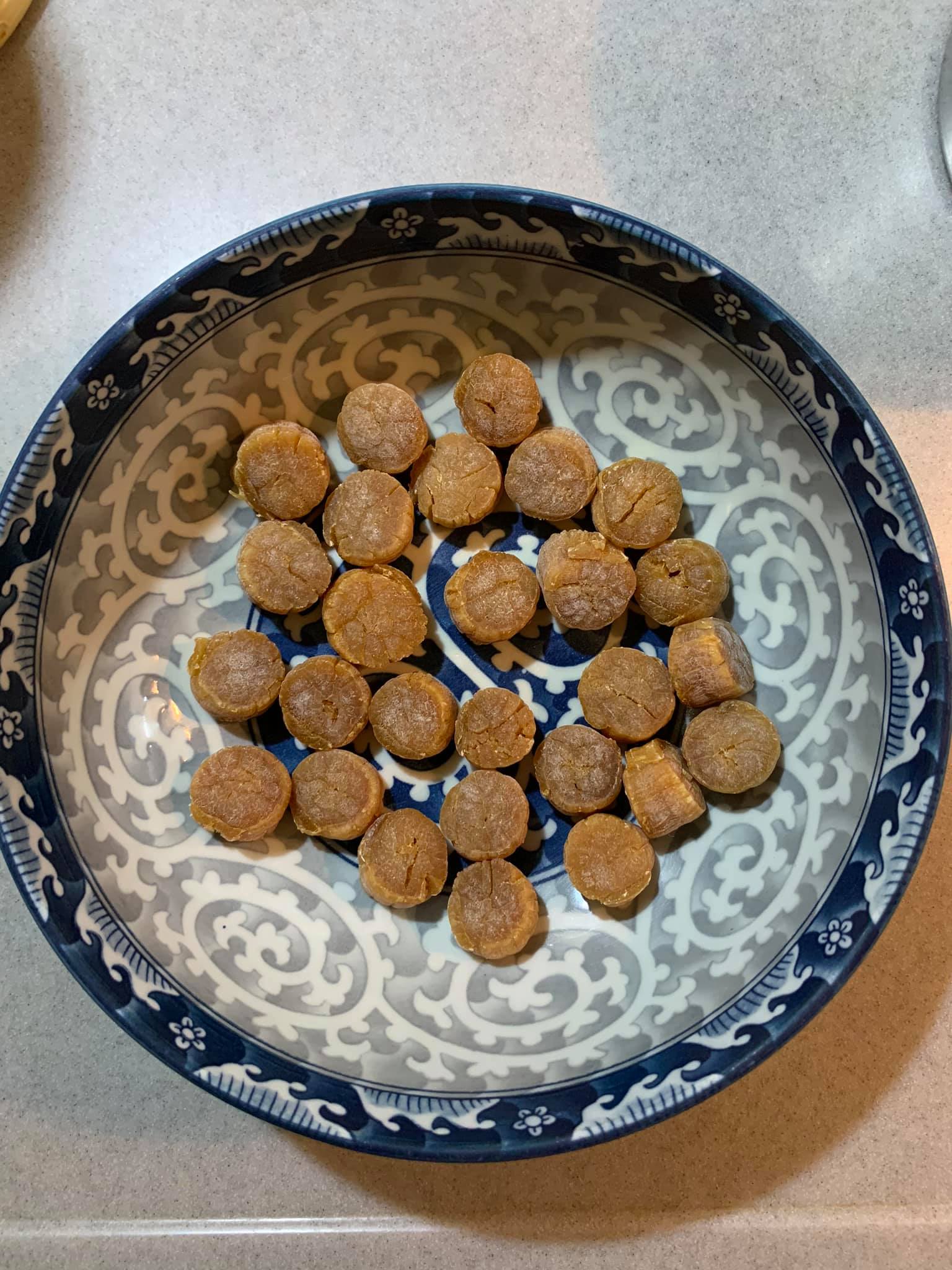 干貝25粒。