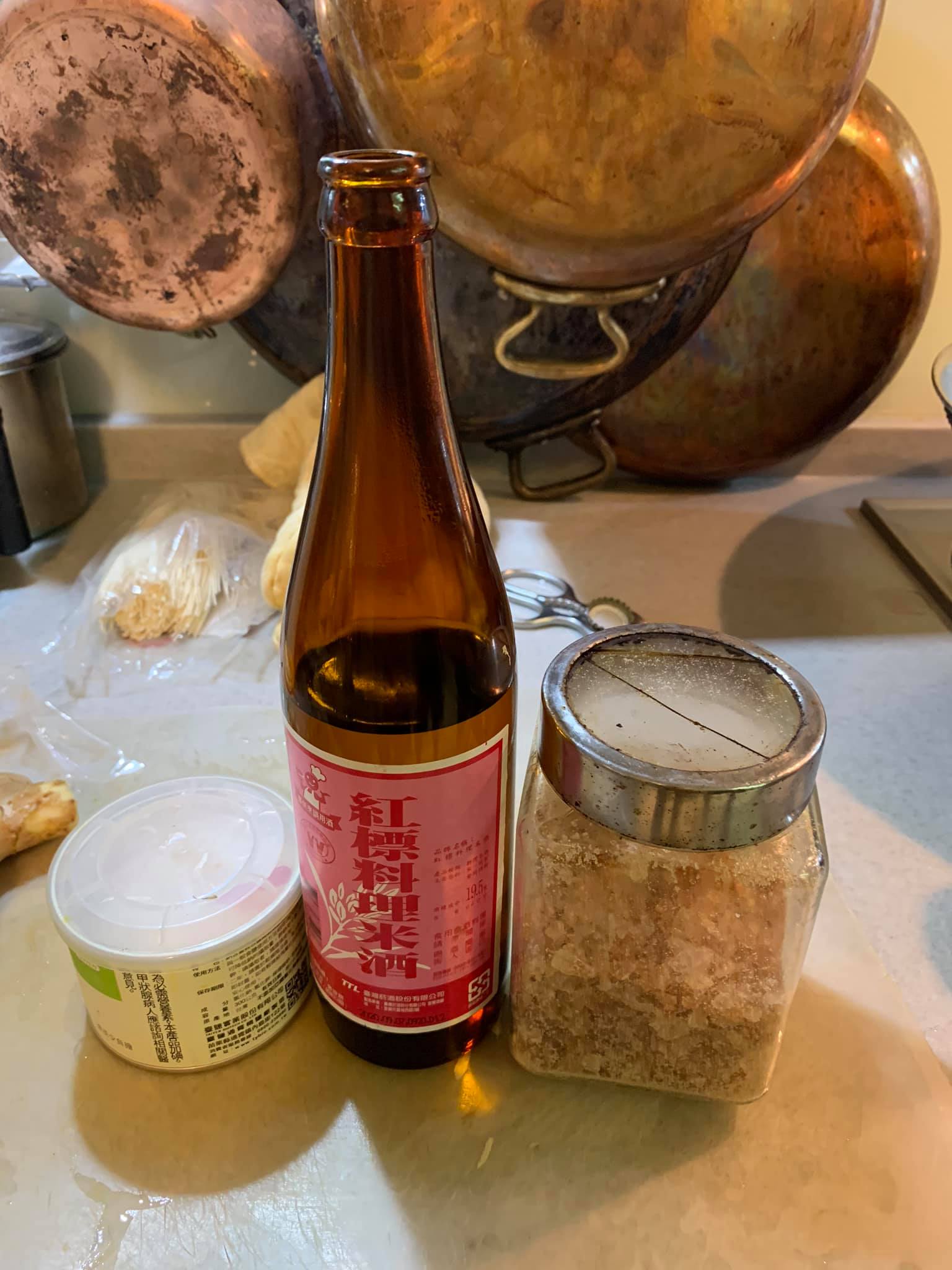 用了1瓶米酒。