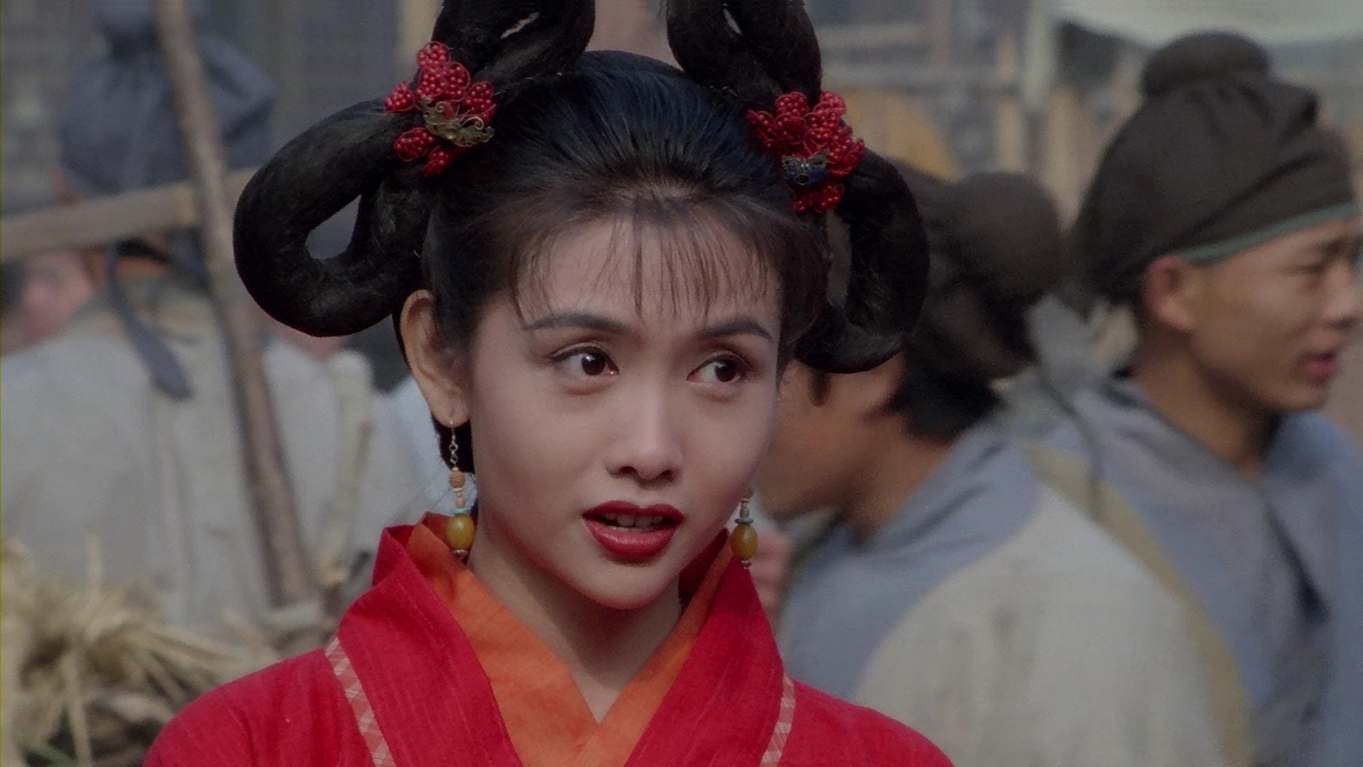 網友看到沈月的造型聯想到邱淑貞1993年的經典角色「小昭」。（網路圖片）