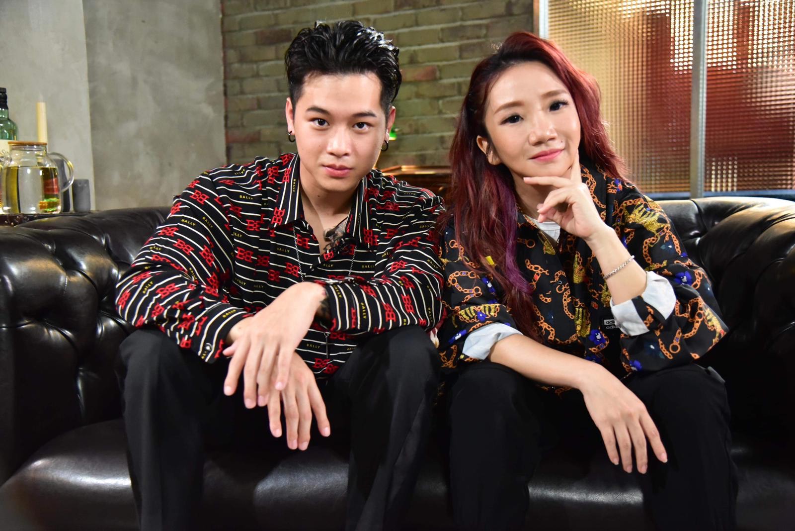 高爾宣上《陶口秀》接受陶晶瑩專訪，澄清打女友事件始末。（泰坦星文創影視提供）