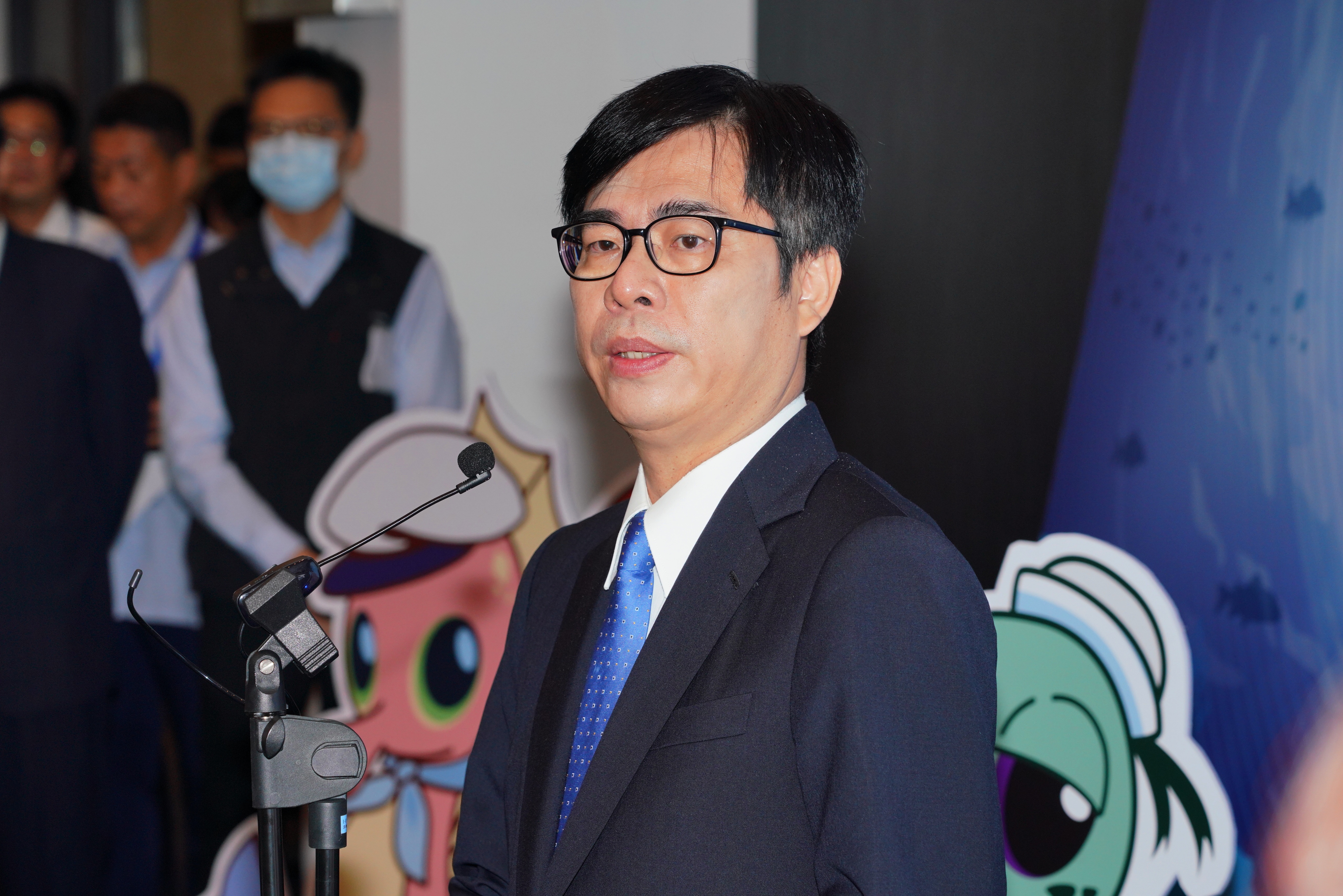 被陳水扁點名可能接班角逐2028總統大選，陳其邁特別以英文回應，「Never ever（永遠不會），謝謝！」（本刊資料照）