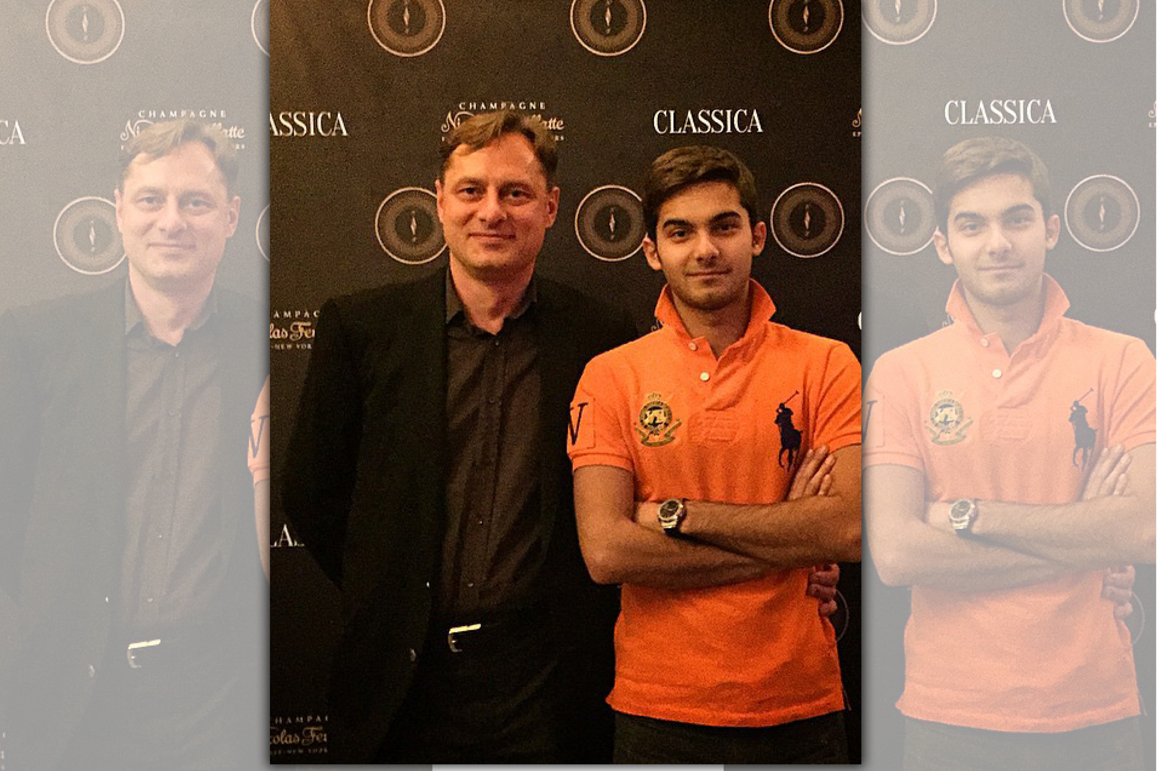 俄羅斯「香腸大王」與其子於2014年的合照。（翻攝自IG／alexmarugov）