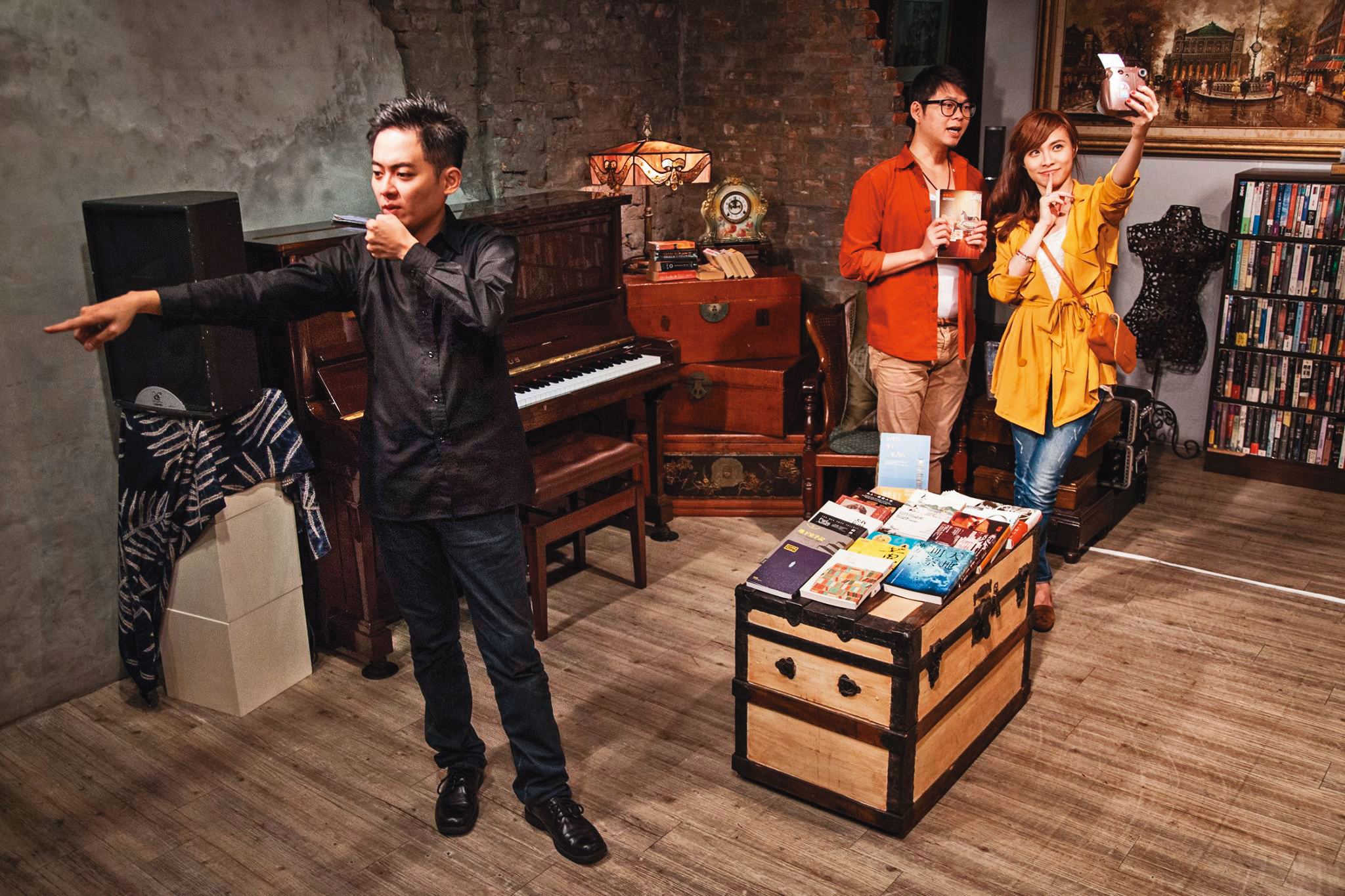  2014年音樂劇《不讀書俱樂部》從容納不到50人的雅痞書店起步。（翻攝自C Musical臉書）