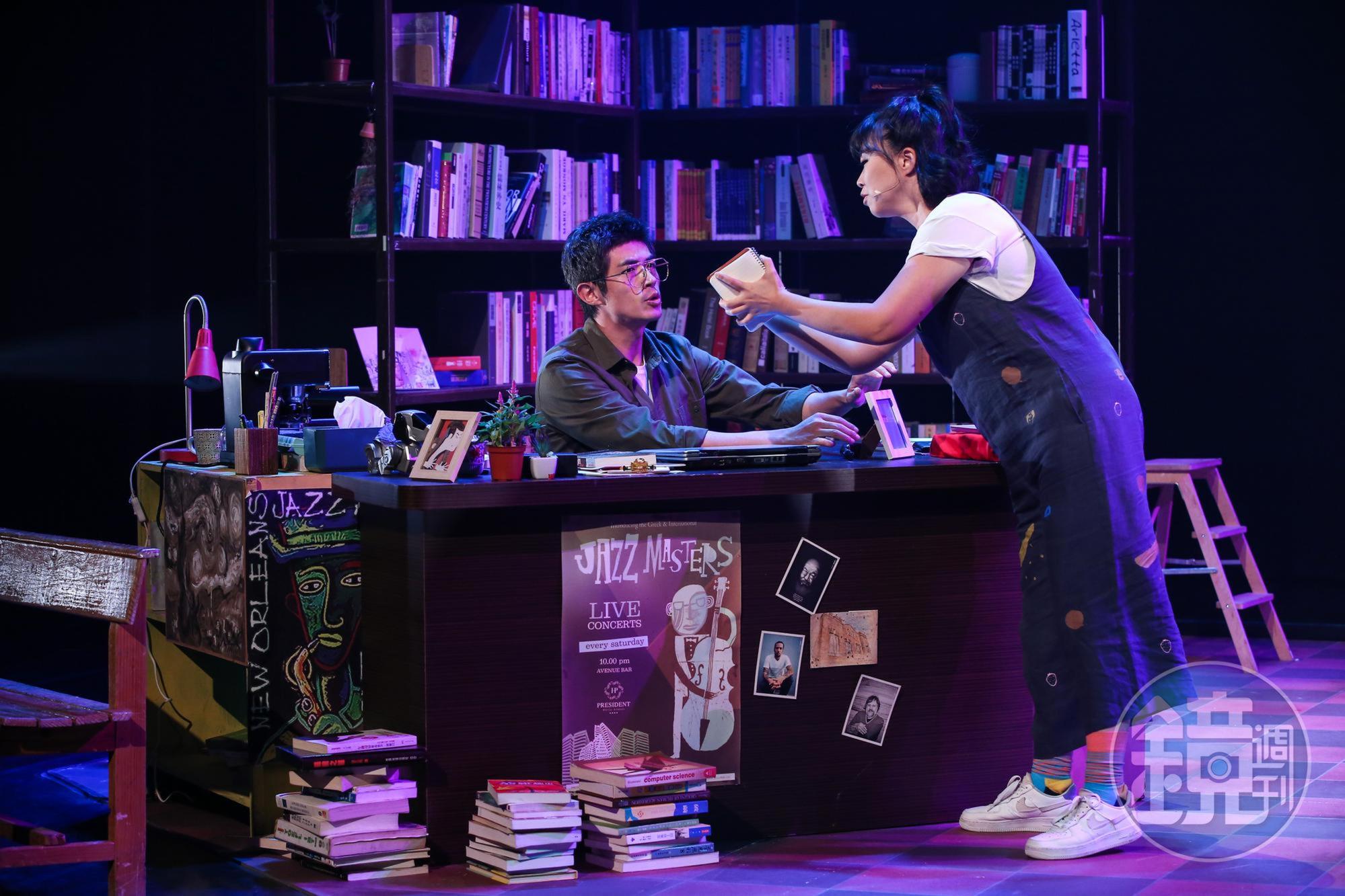 《不讀書俱樂部》音樂劇累積演出84場,今年10月推出第3集,由梁正群(左)擔任男主角。