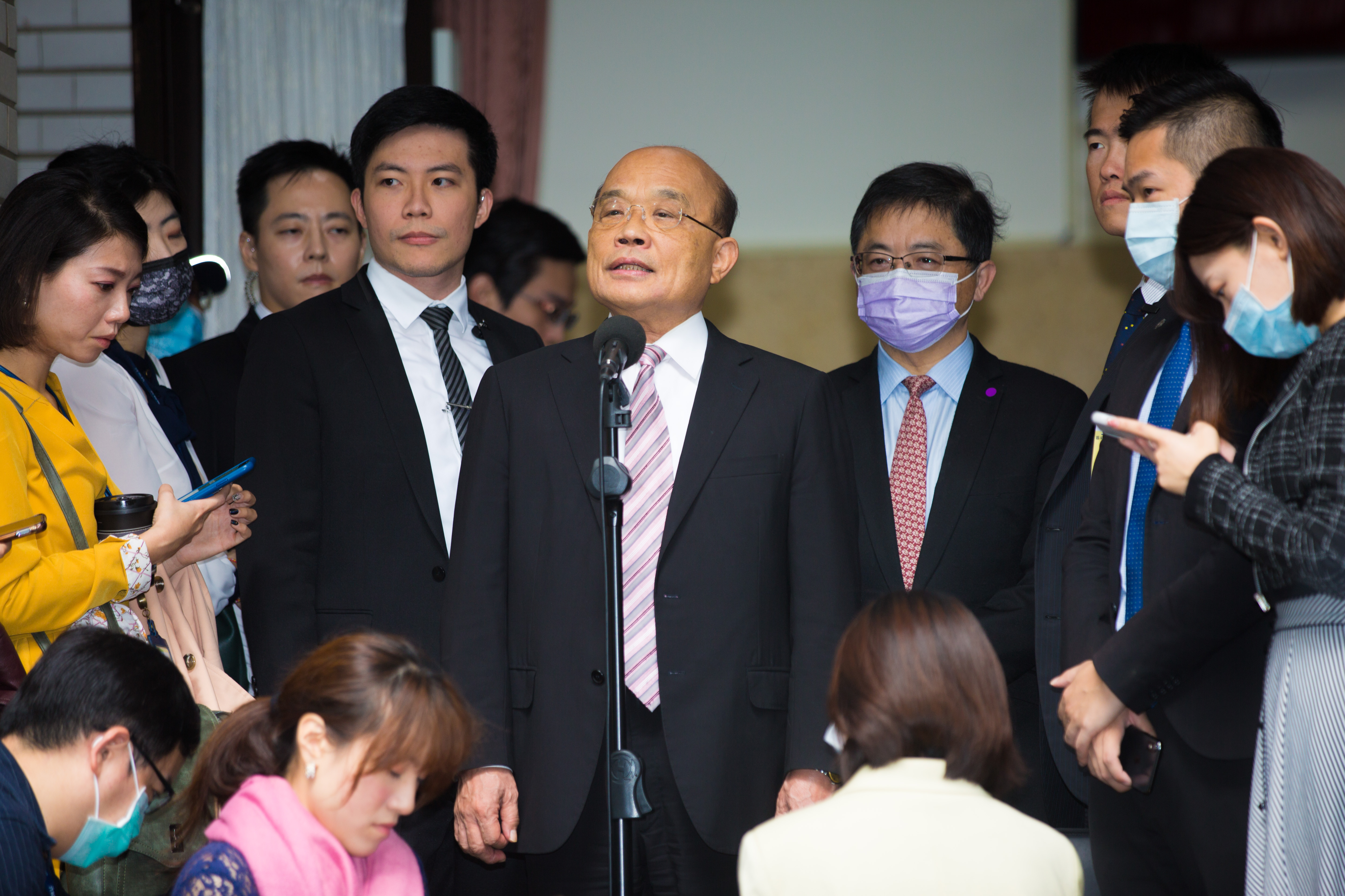 蘇貞昌第七度遭國民黨立委杯葛，蘇批評藍委坐領高薪卻不工作。（本刊資料照）