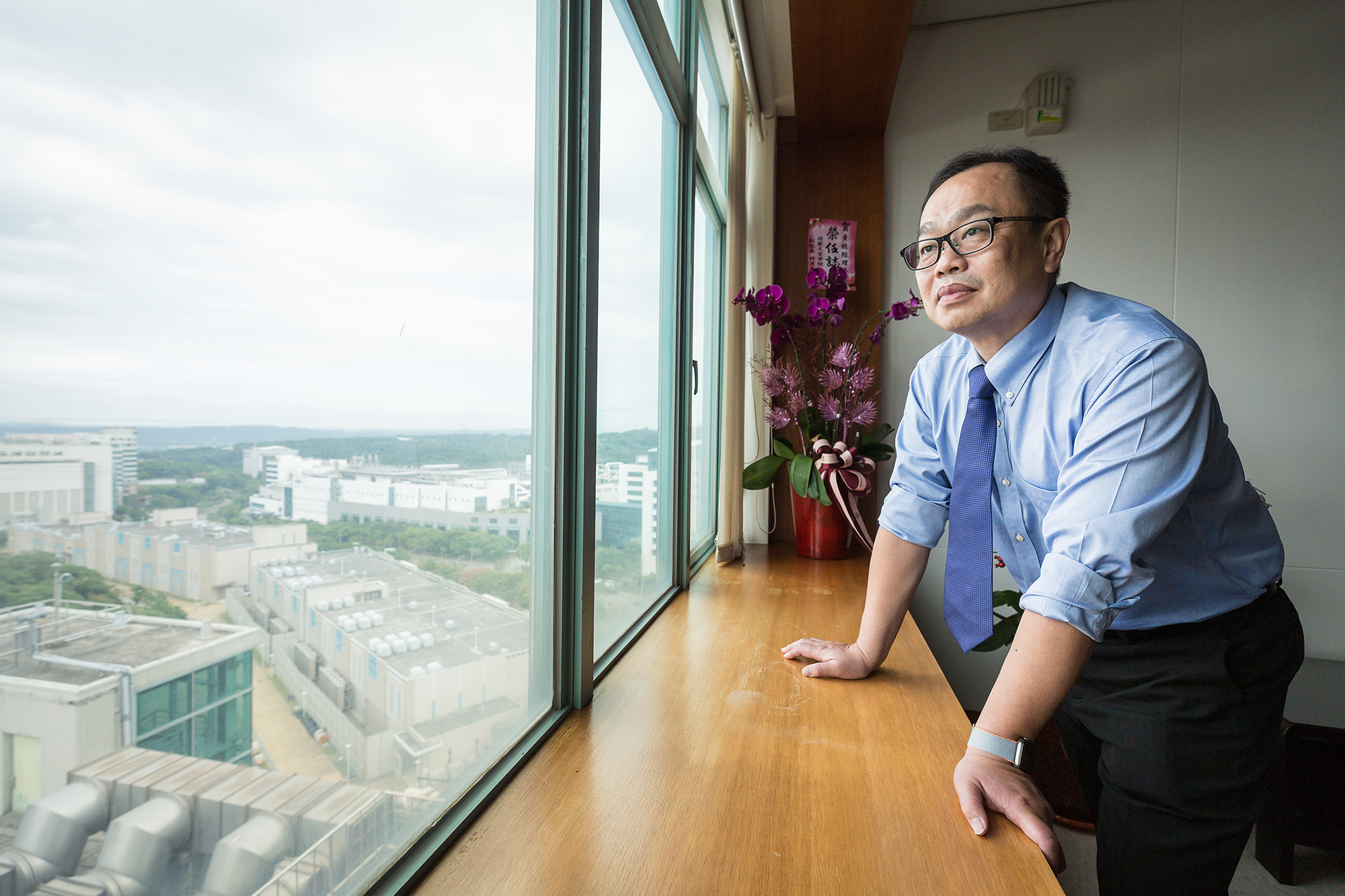 黃年宏1996年從美國回台進入半導體產業，從生產線開始做中學，今年接任光磊科技總經理的位置。