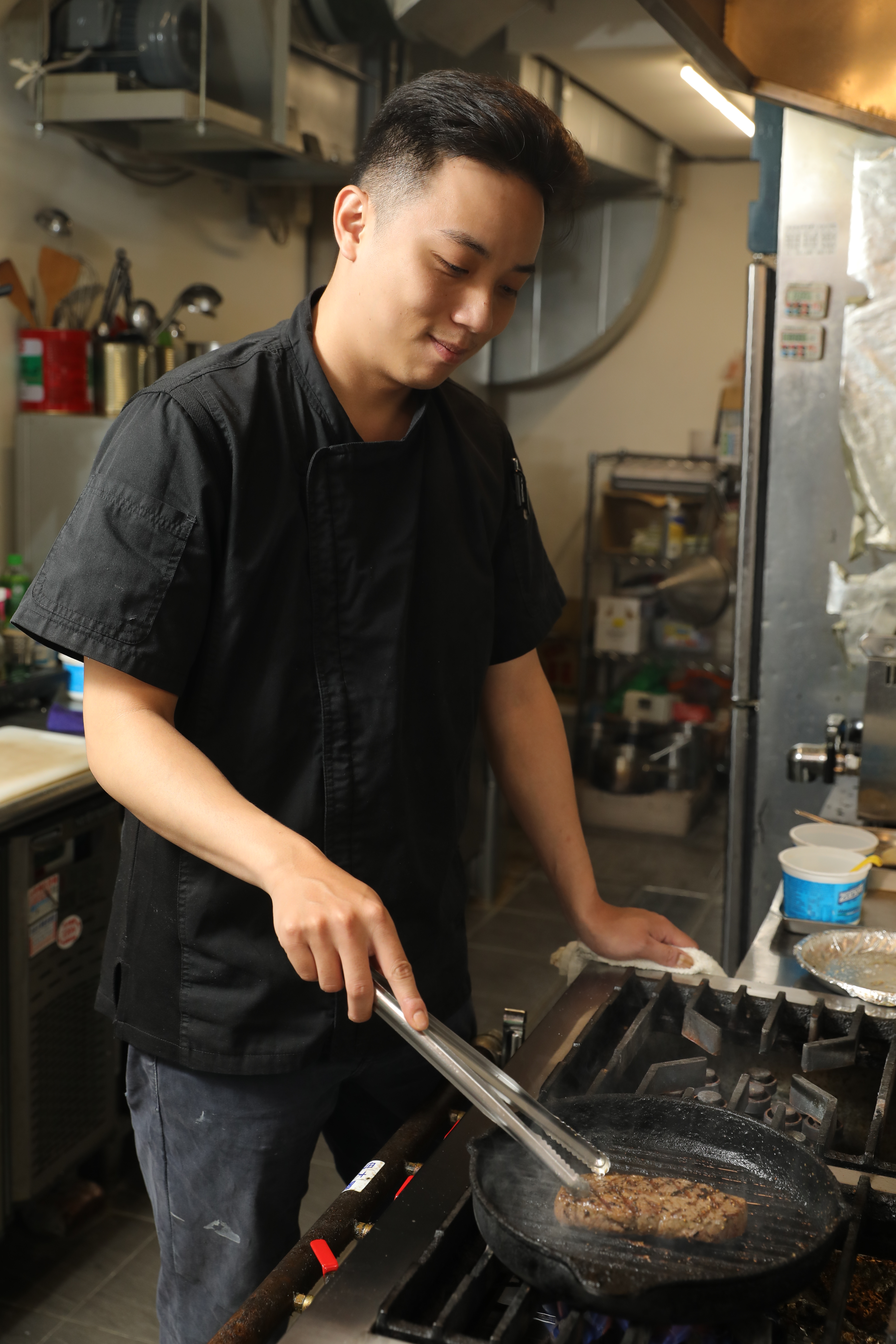 主廚馬克擅長融合多國風味，許多中菜元素都成為他的靈感。
