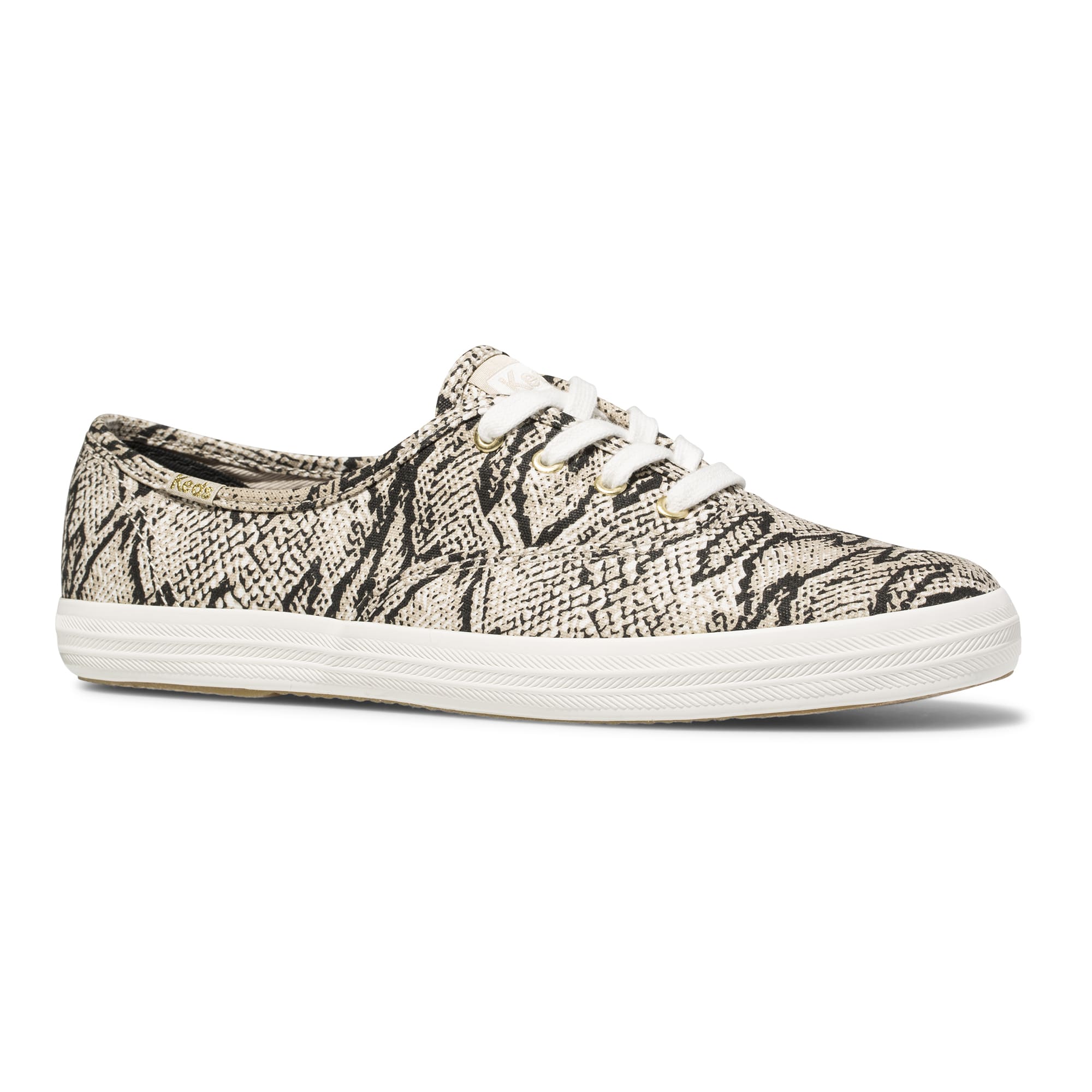 蛇紋帆布CHAMPION休閒鞋 NT$1,890。（Keds提供）