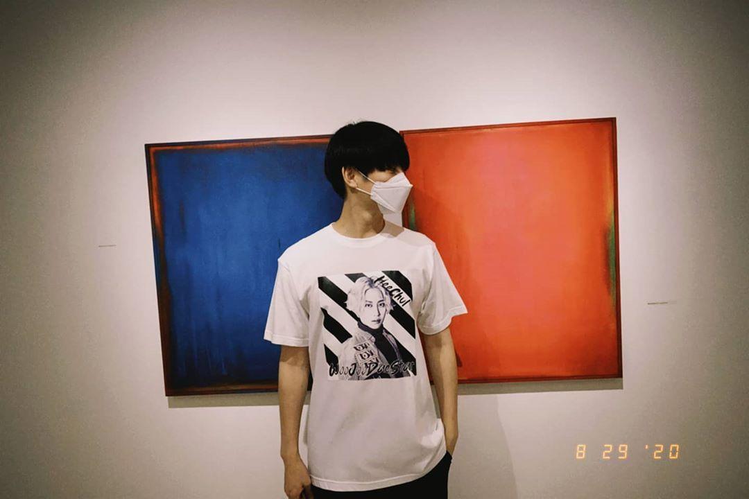Super Junior成員希澈因為曾接觸新冠肺炎確診者，目前正在隔離中。（翻攝希澈IG）