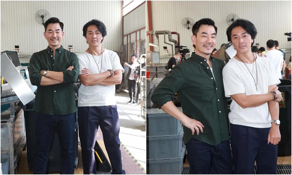 任賢齊與鄭伊健都不願透露片酬,只表示疫情下有工作要珍惜。(翻攝自任賢齊臉書)