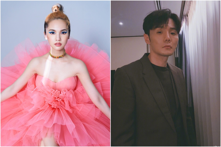 楊丞琳開唱驚傳摔傷意外，老公李榮浩急得在微博發文。（翻攝自楊丞琳臉書、李榮浩微博）