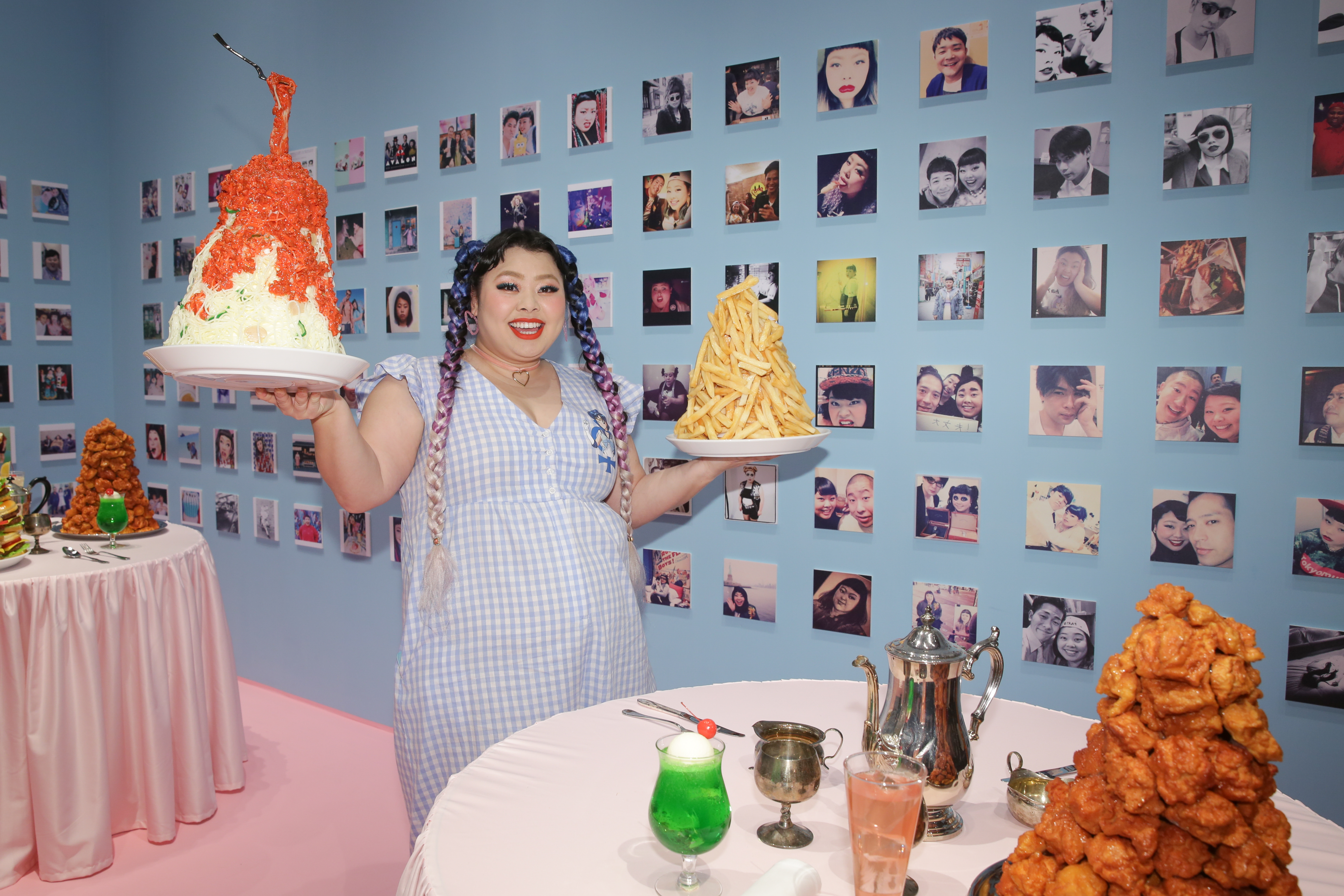 隸屬吉本興業的諧星渡邊直美近年在海外知名度暴漲，3年前來台替「渡邊直美展」宣傳。（資料照片）