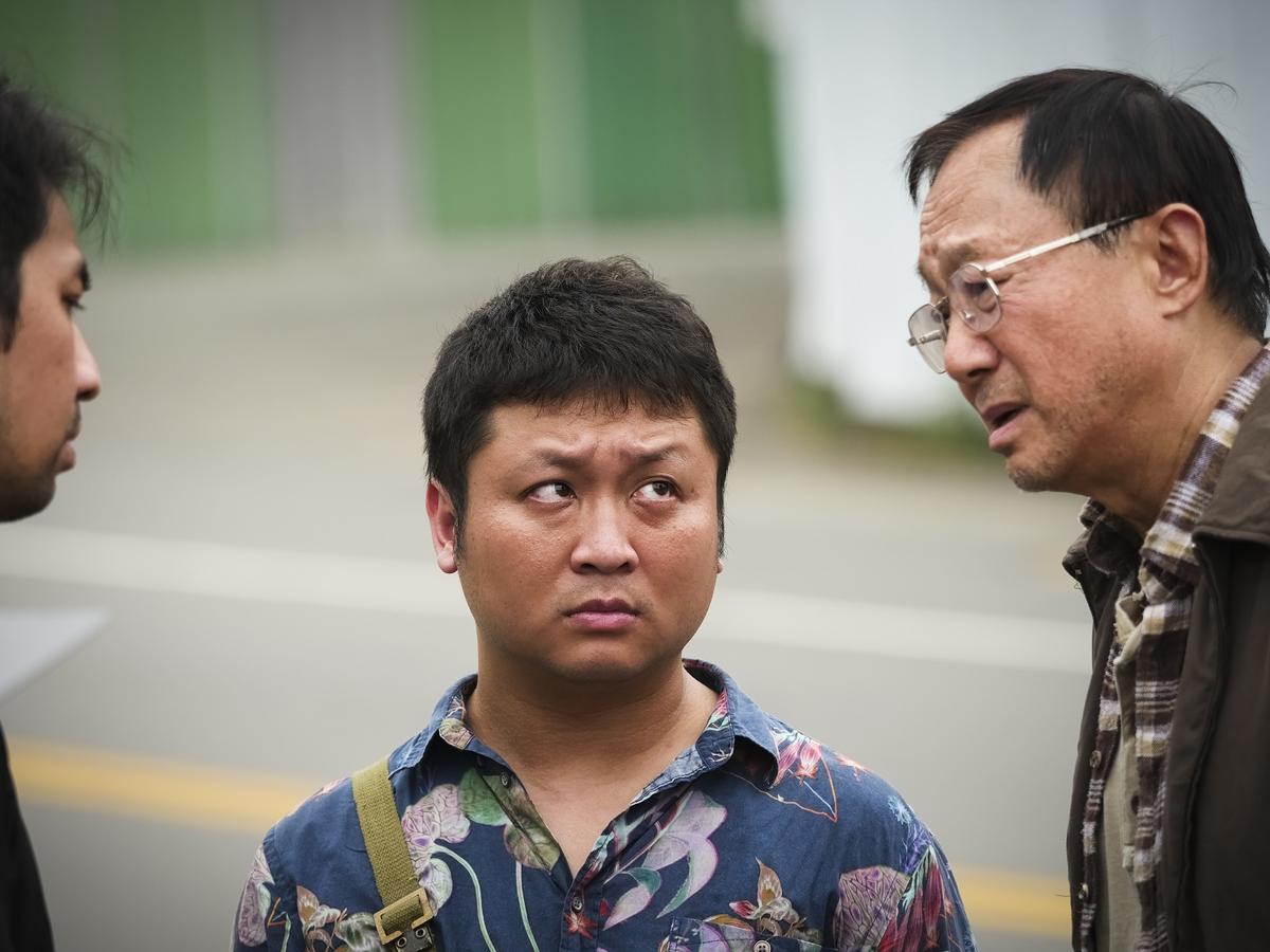 《一路順風》裡，納豆就演納豆，他很珍惜，把劇本當成是為他寫的小說。（甲上提供）
