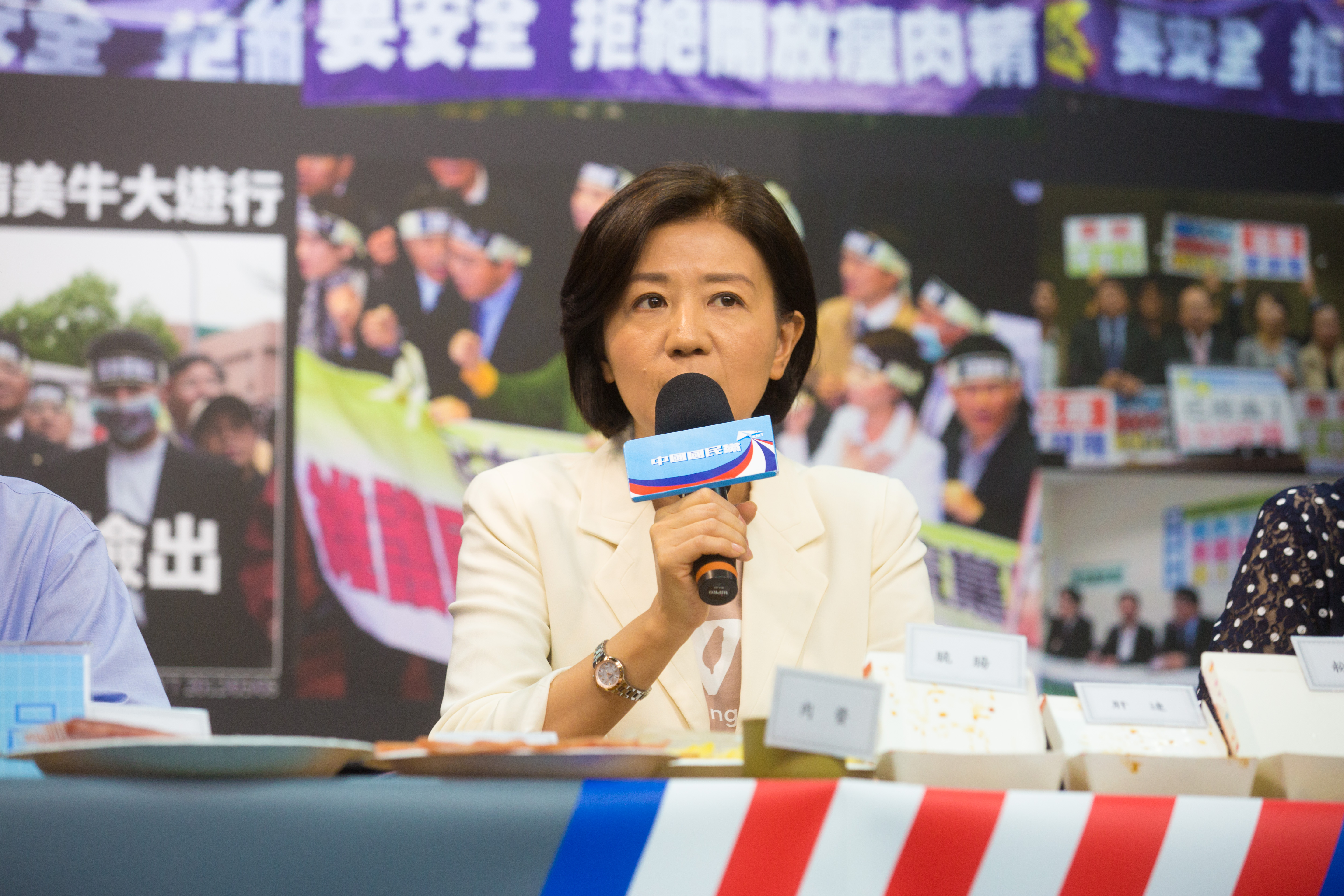 王育敏指出，在美國總統大選後，有6成民眾認為萊豬進口要暫緩，要求蔡政府收回此行政命令。（本刊資料照）