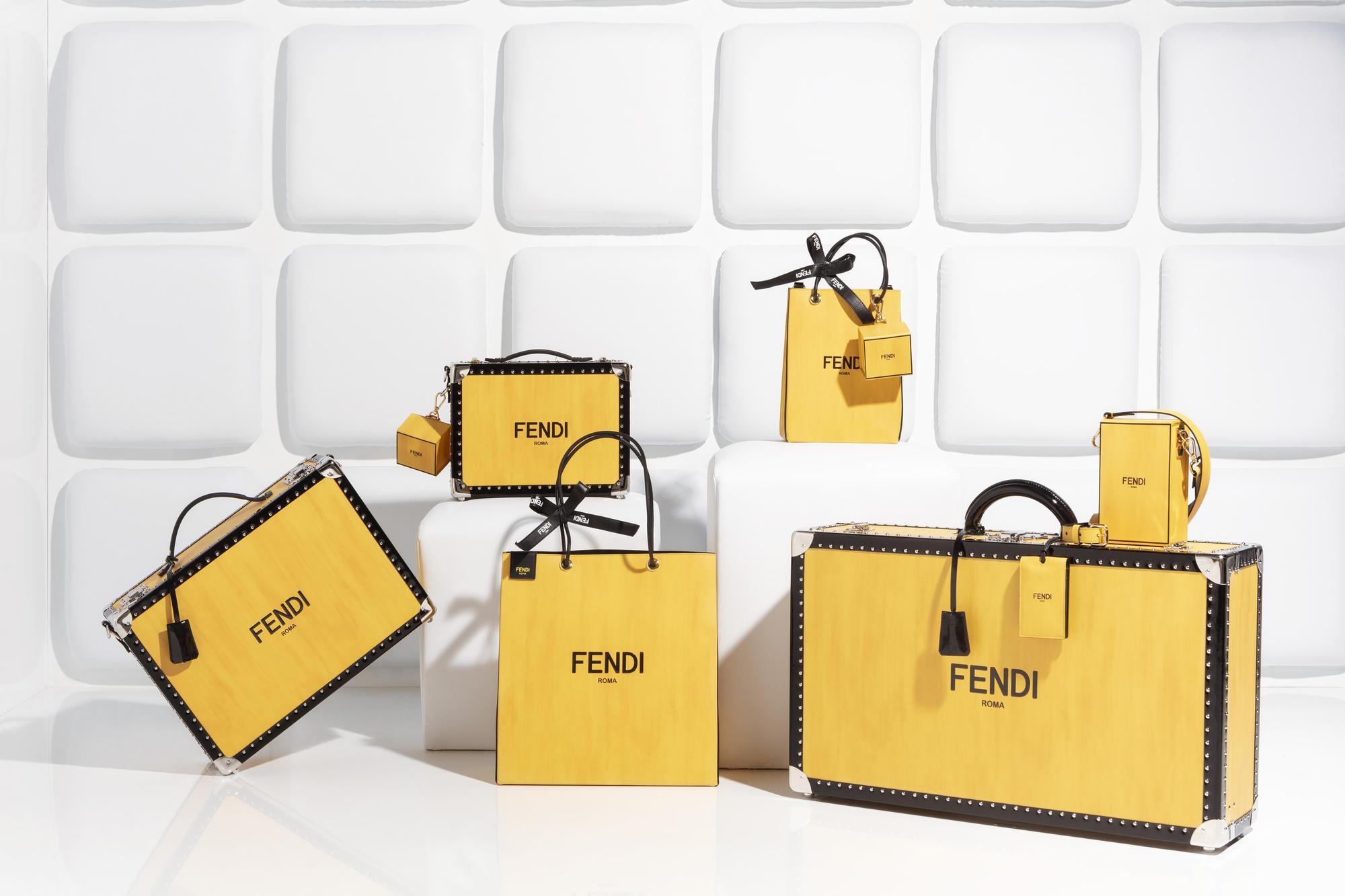 FENDI Packaging包款在男裝發表中首度面世，是非常具有品牌印象的延伸包款系列。（FENDI提供）