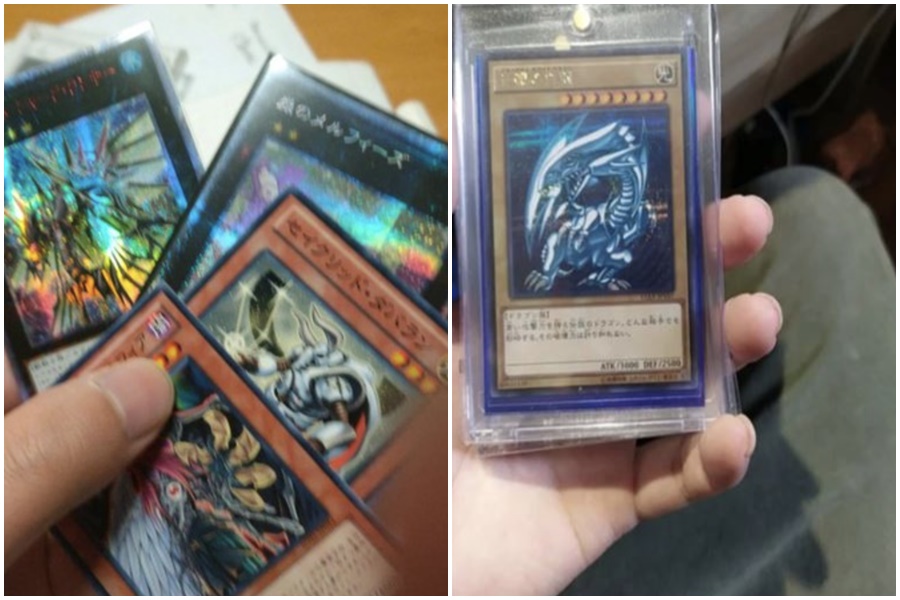 男子的遊戲王卡被女友弟整盒泡水，氣得他當場大吼要求解除婚約。（示意圖，翻攝自微博）