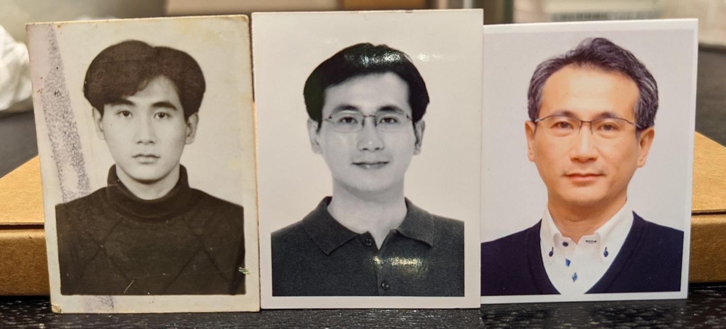 民進黨立委鄭運鵬直接貼出三個時期的照片作為對比。（翻攝自鄭運鵬臉書）