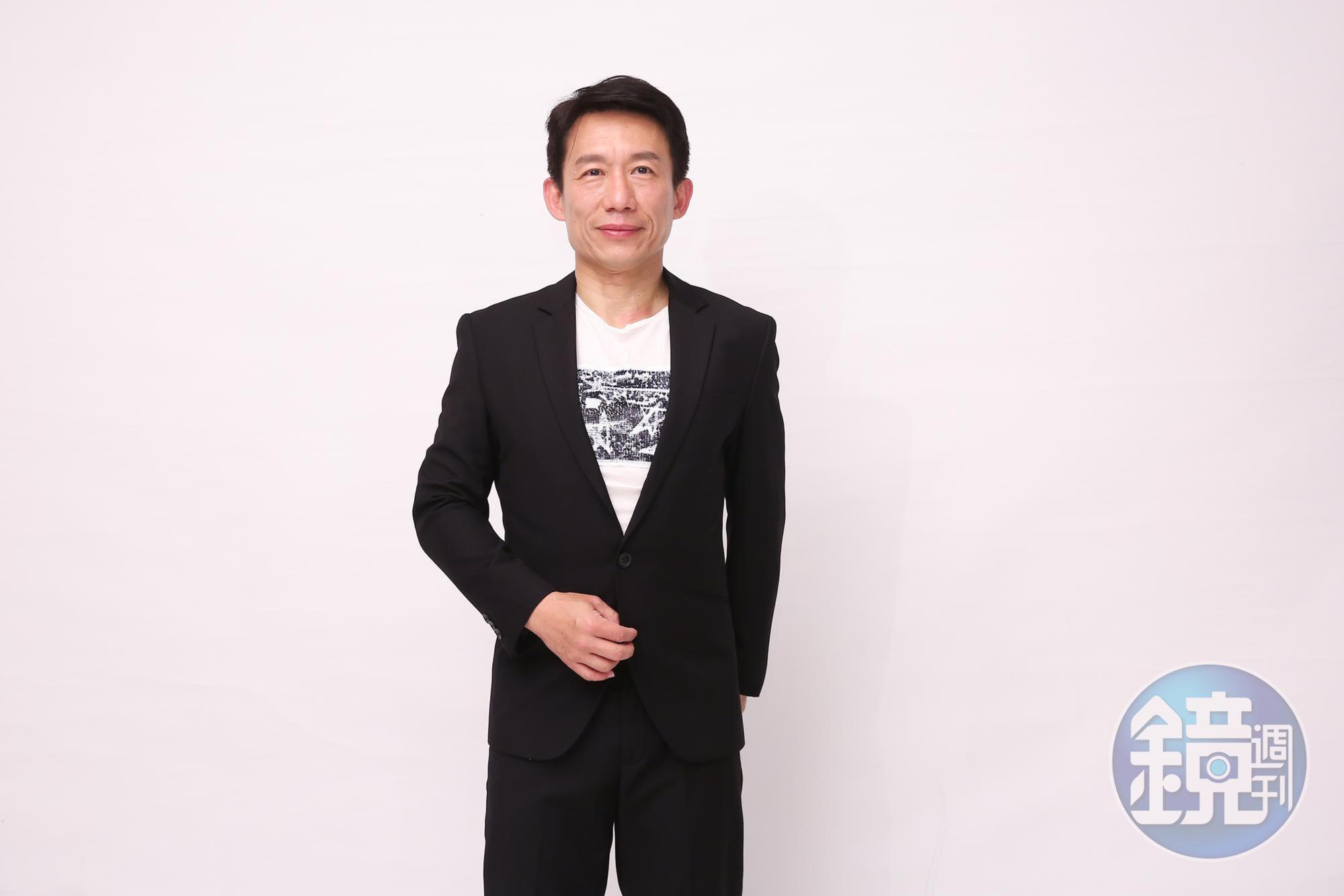 郭子乾表示模仿阿中部長的訣竅就是不要有過多表情，還有不服輸的態度。