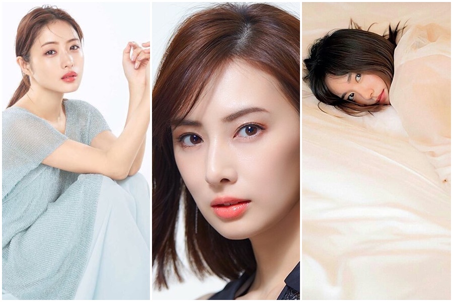 北川景子（中）擊敗新垣結衣（右）及石原聰美（左），奪下日本「最想擁有的女星臉孔」冠軍。（翻攝自北川景子、石原聰美、新垣結衣IG）