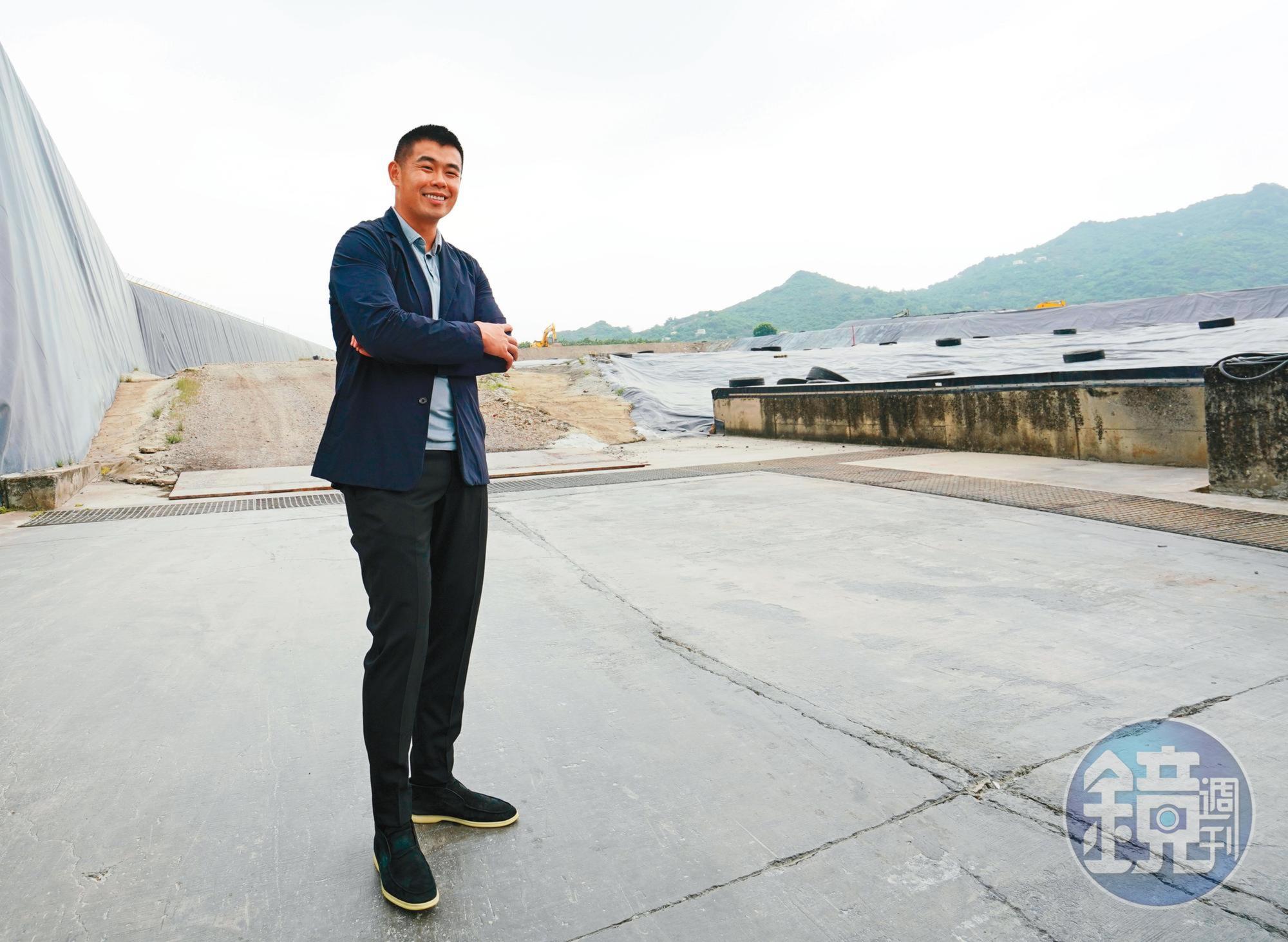 楊永發是高雄岡山楊家第三代,2年前接任可寧衛總經理,一改傳統掩埋方式,讓傳統清運處理業走上科技雲端。