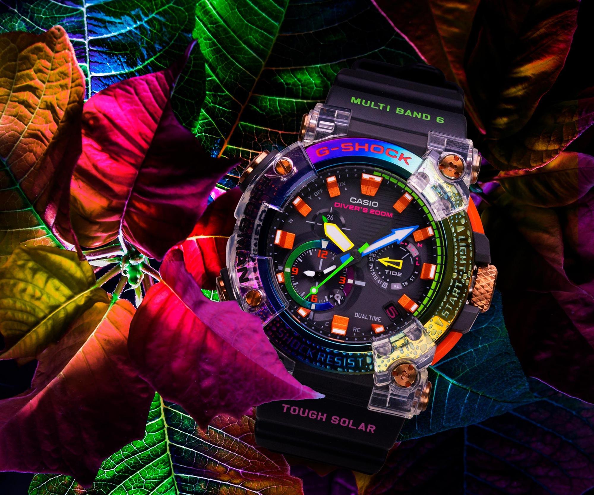 FROGMAN GWF-A1000BRT彩虹毒蛙,建議售價NT$32,000。