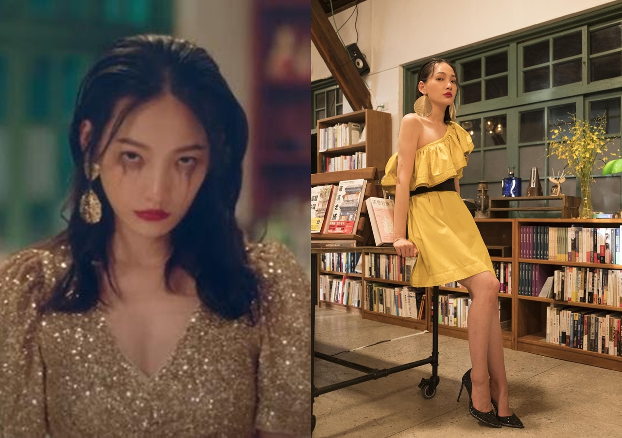 林映唯在網劇《不讀書俱樂部》中不計形像，突破以往形象搞笑演出。（翻攝自myVideo/三和提供）