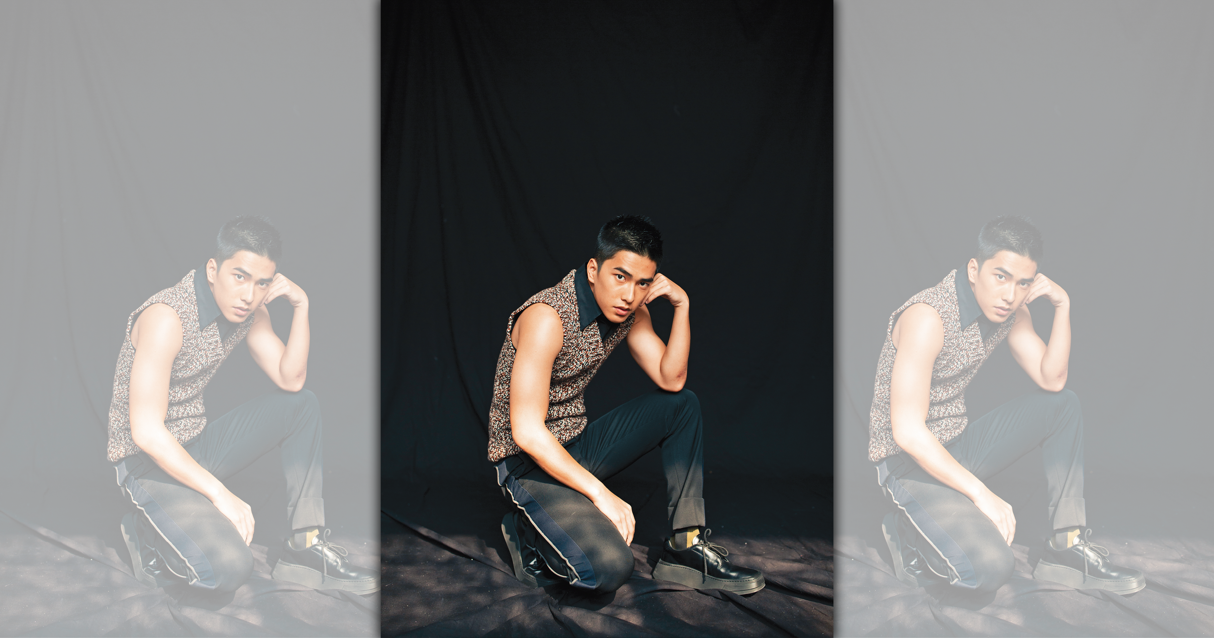 曾敬驊9月受訪時，透露自己69公斤，身材相當適中。