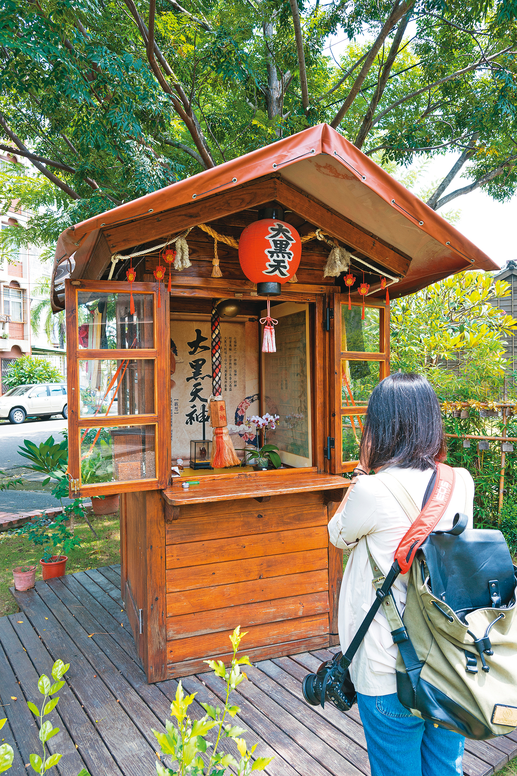 全台首座「大黑天神神社暨祈願亭」就在新化郡役所宿舍群旁。