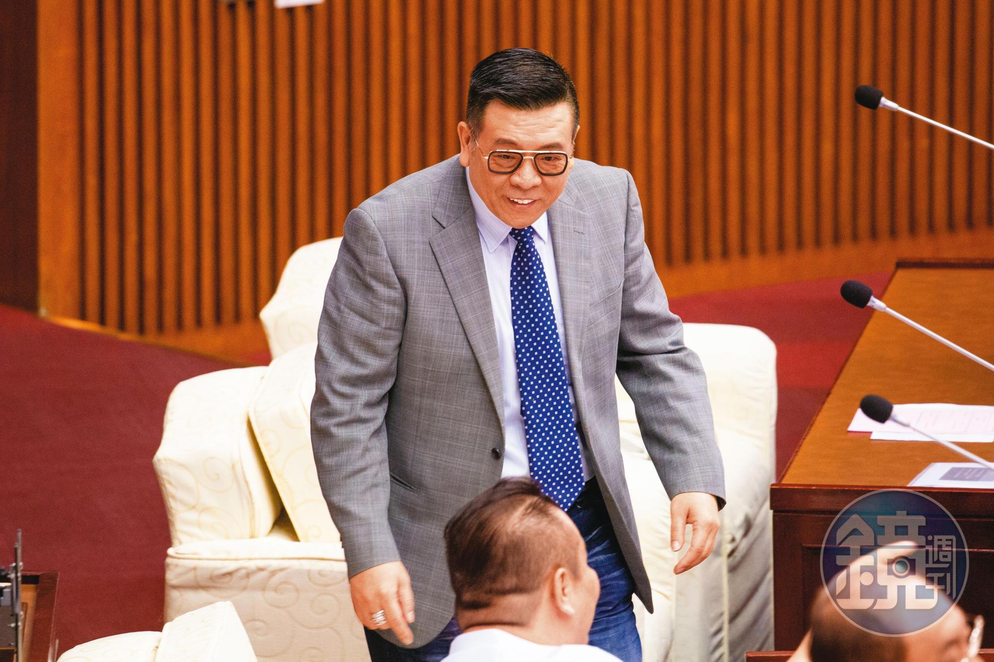 與蔣萬安立委選區重疊的副議長葉林傳（圖），表態有意更上一層樓，爭取下屆議長選舉。