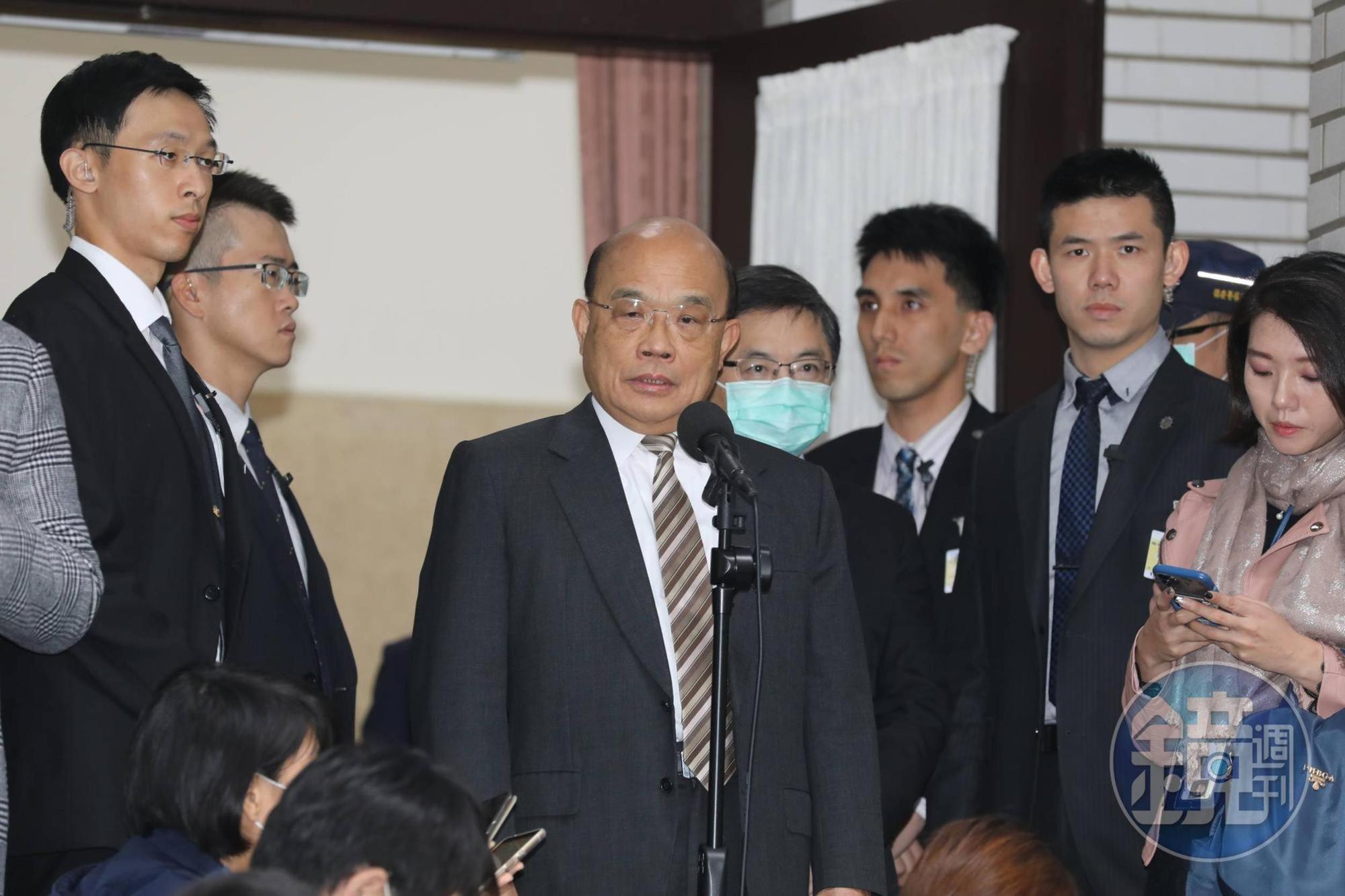 蘇貞昌赴立院施政報告連續9度遭到國民黨杯葛，他今日拜託藍委停止杯葛，希望讓立法院別再空轉。（本刊資料照）