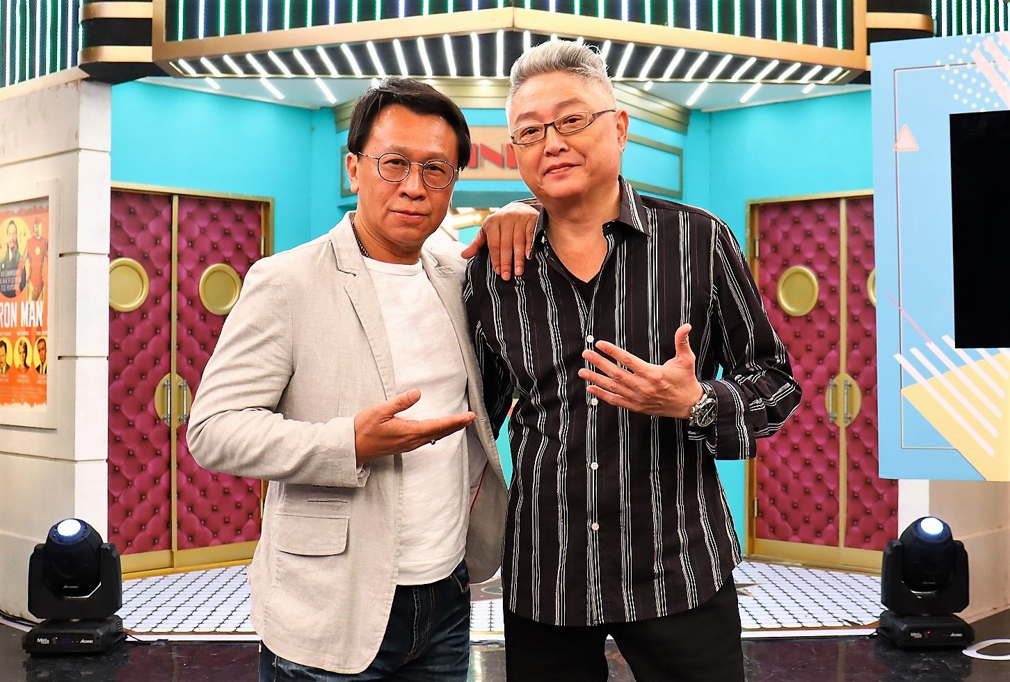 游安順（左）、李國超（右）30年兄弟交情，連兒女取名都要有對方名字諧音。（圖/衛視中文台提供）