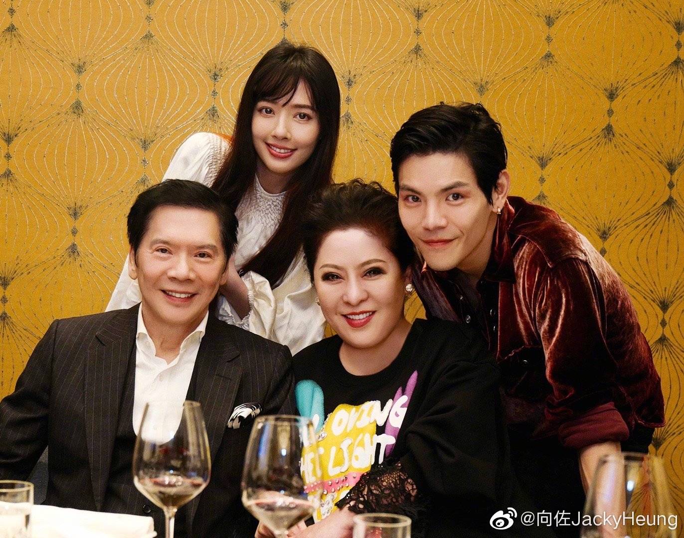 向太出名寵媳，為獎勵媳婦生產，還送了一棟豪宅。（翻攝自向佐微博）