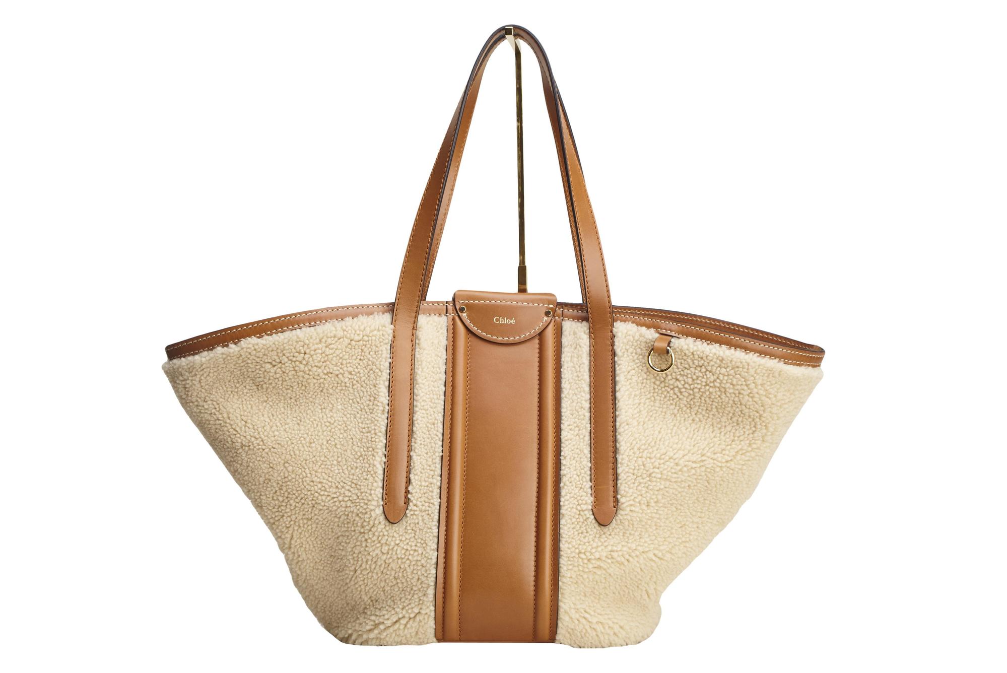 Chloé Fredy羊毛中型托特包,NT$81,900。(Chloé提供)