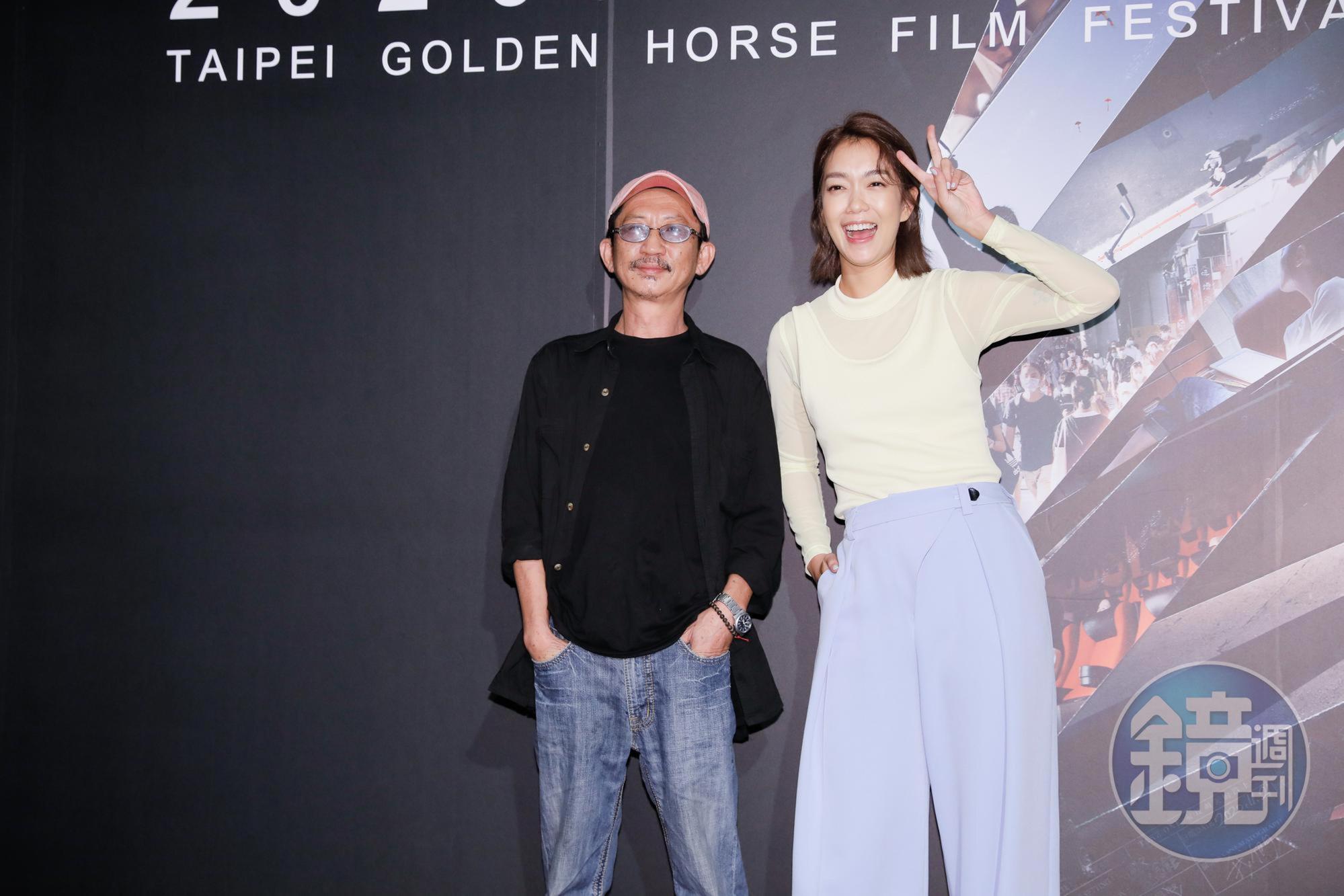 為金馬電影學院學員演出結業作《滿七》的莊益增與大霈已是二度合作，莊益增更力挺大霈奪下金馬影后。