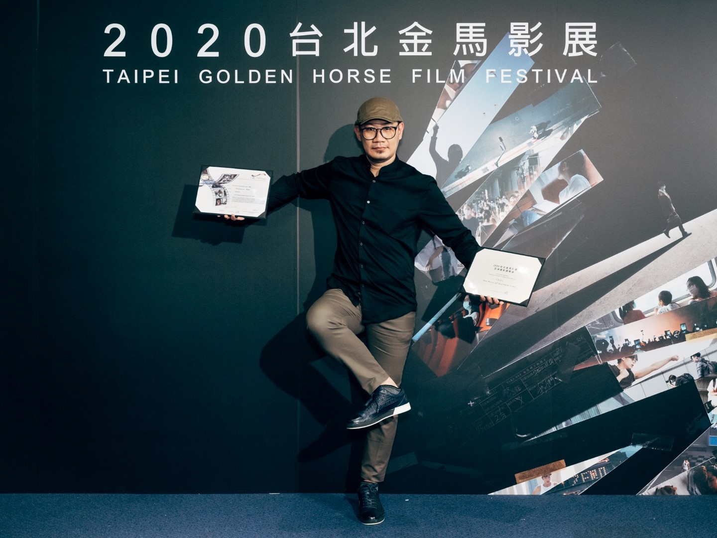 馬來西亞電影《南巫》一舉囊括「奈派克(NETPAC)獎與「亞洲電影觀察團」推薦獎,導演張吉安十分開心。(金馬執委會)