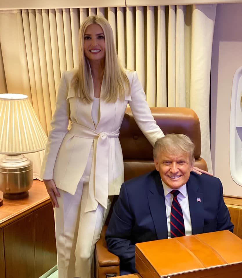 伊凡卡是總統老爸川普的超級吸票機。（翻攝Ivanka Trump臉書）