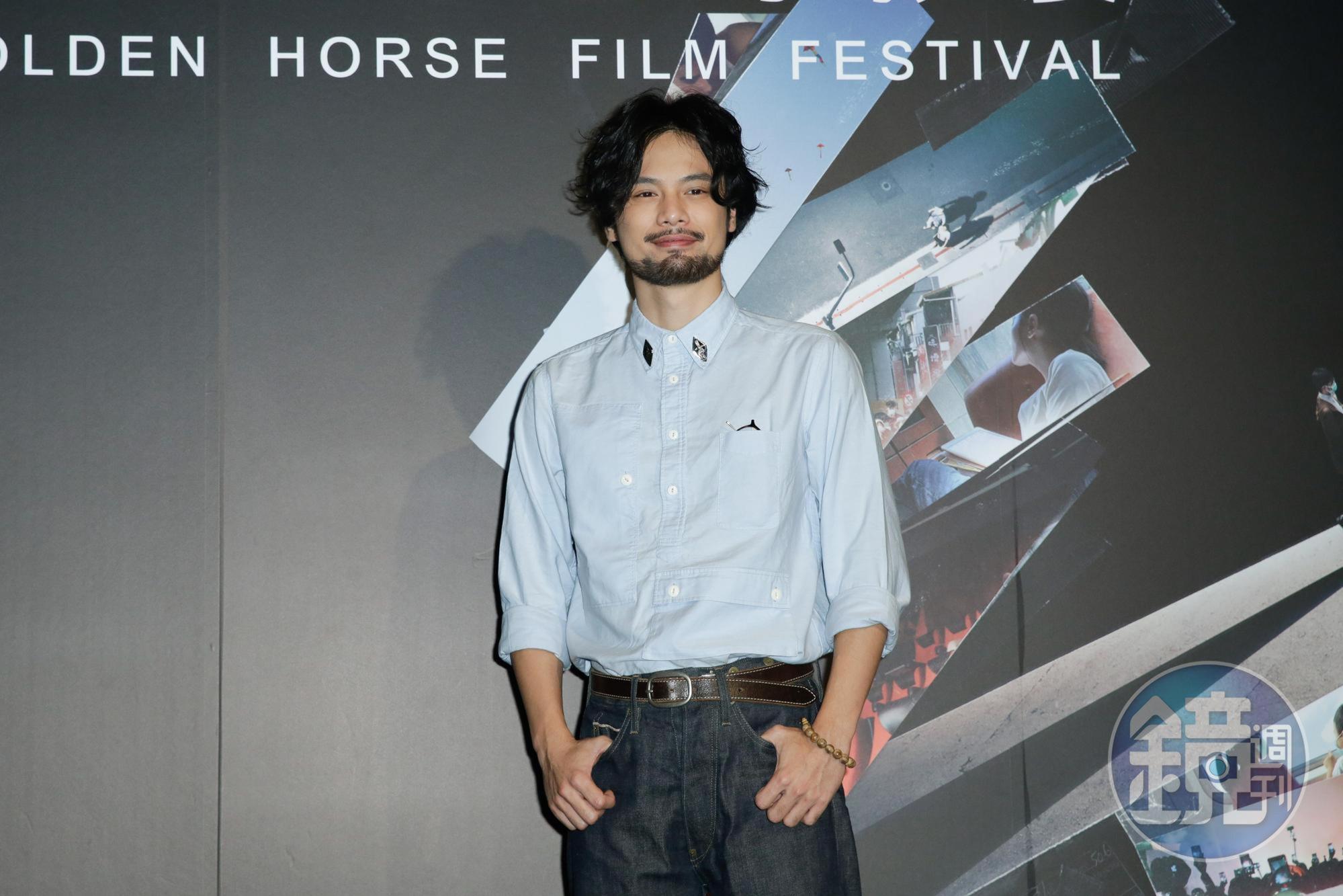 陳健朗有著不遜於演員的外型,原來他也當過演員,兩種不同身分令他有更加不同的視野來看待電影藝術。
