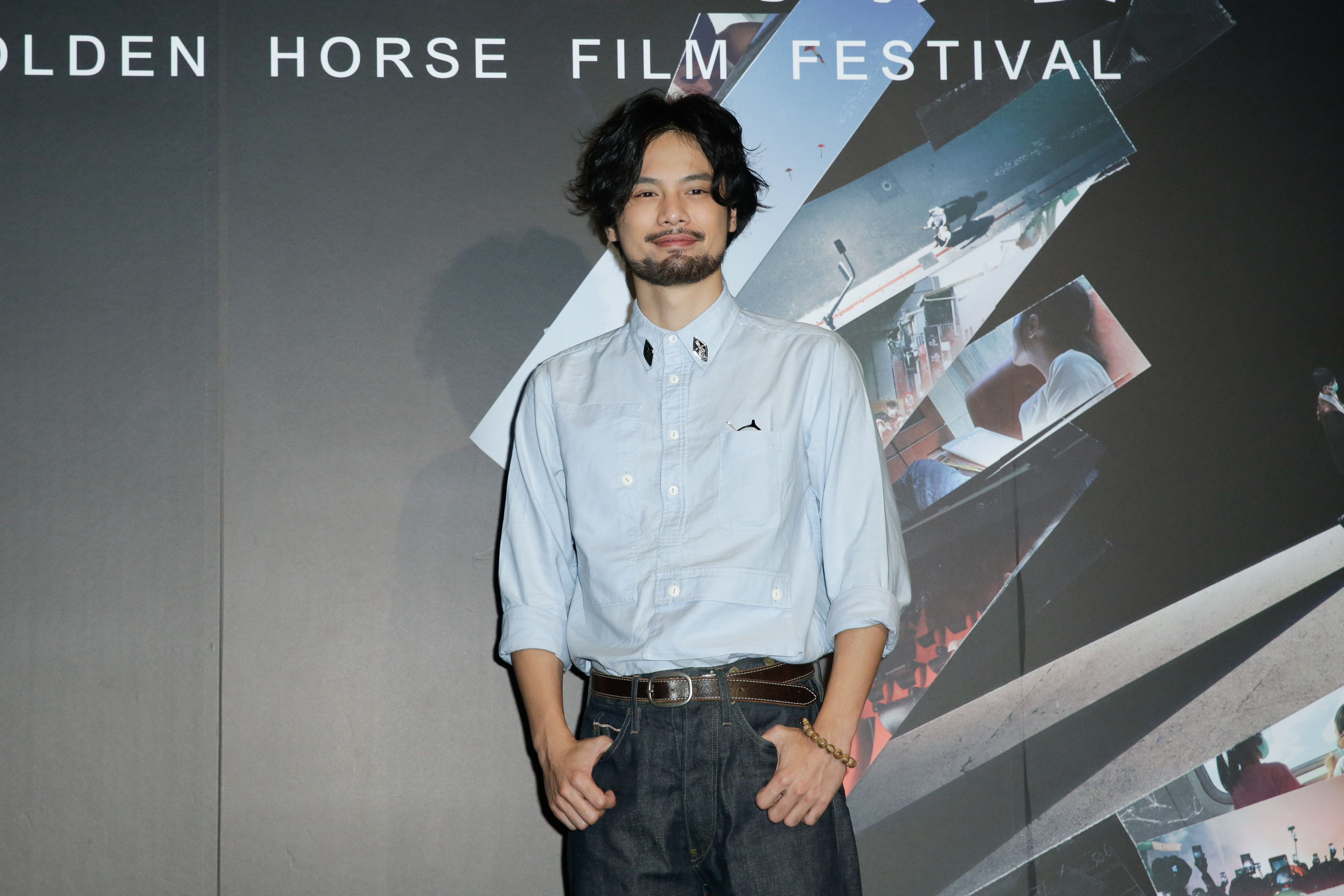 陳健朗有著不遜於演員的外型，原來他也當過演員，兩種不同身分令他有更加不同的視野來看待電影藝術。