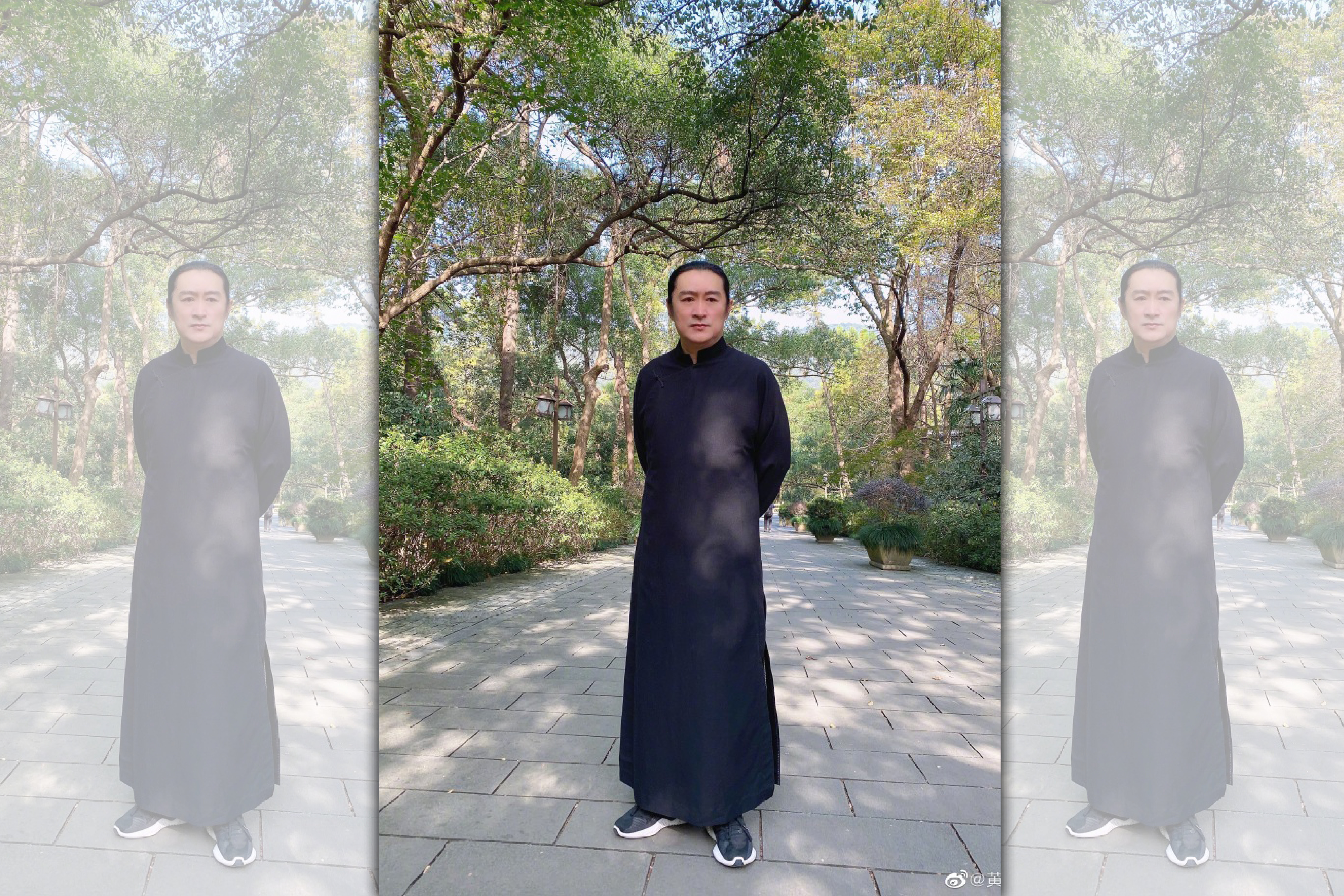 親中藝人黃安認為，國防部昨天宣稱找到F-16的黑盒子信號，很可能是為了壓住蔣上校投誠大陸的消息。（翻攝自黃安微博）